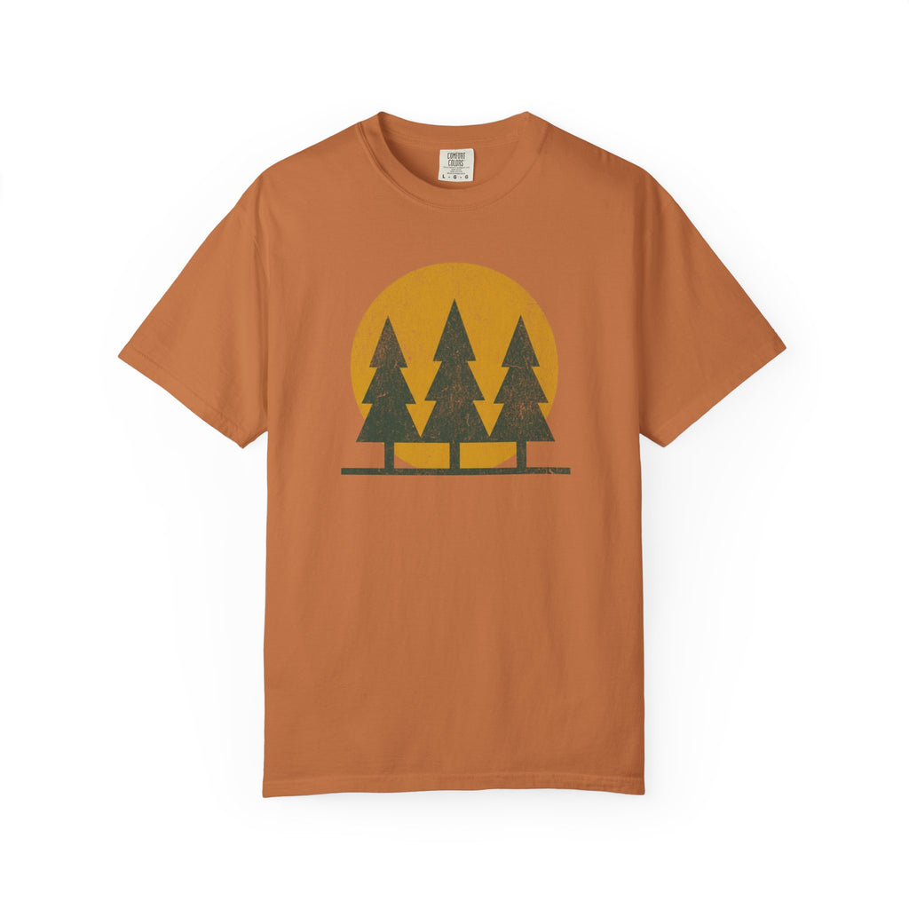 Flat Tree Sunrise T-Shirts