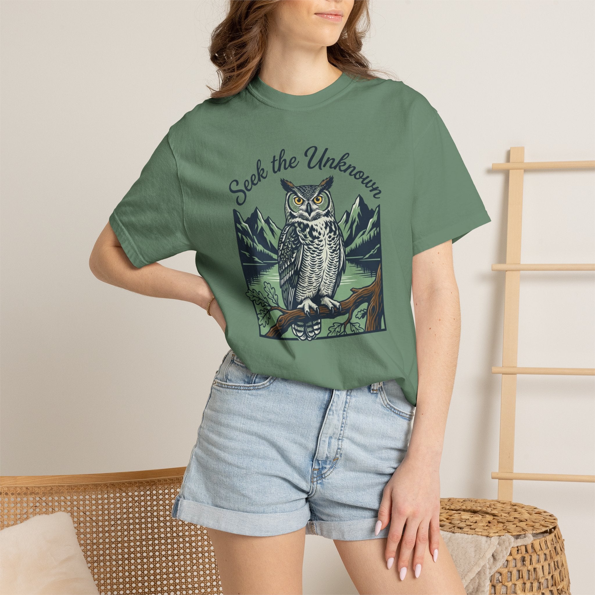 Seek The Unkown Owl T-Shirt