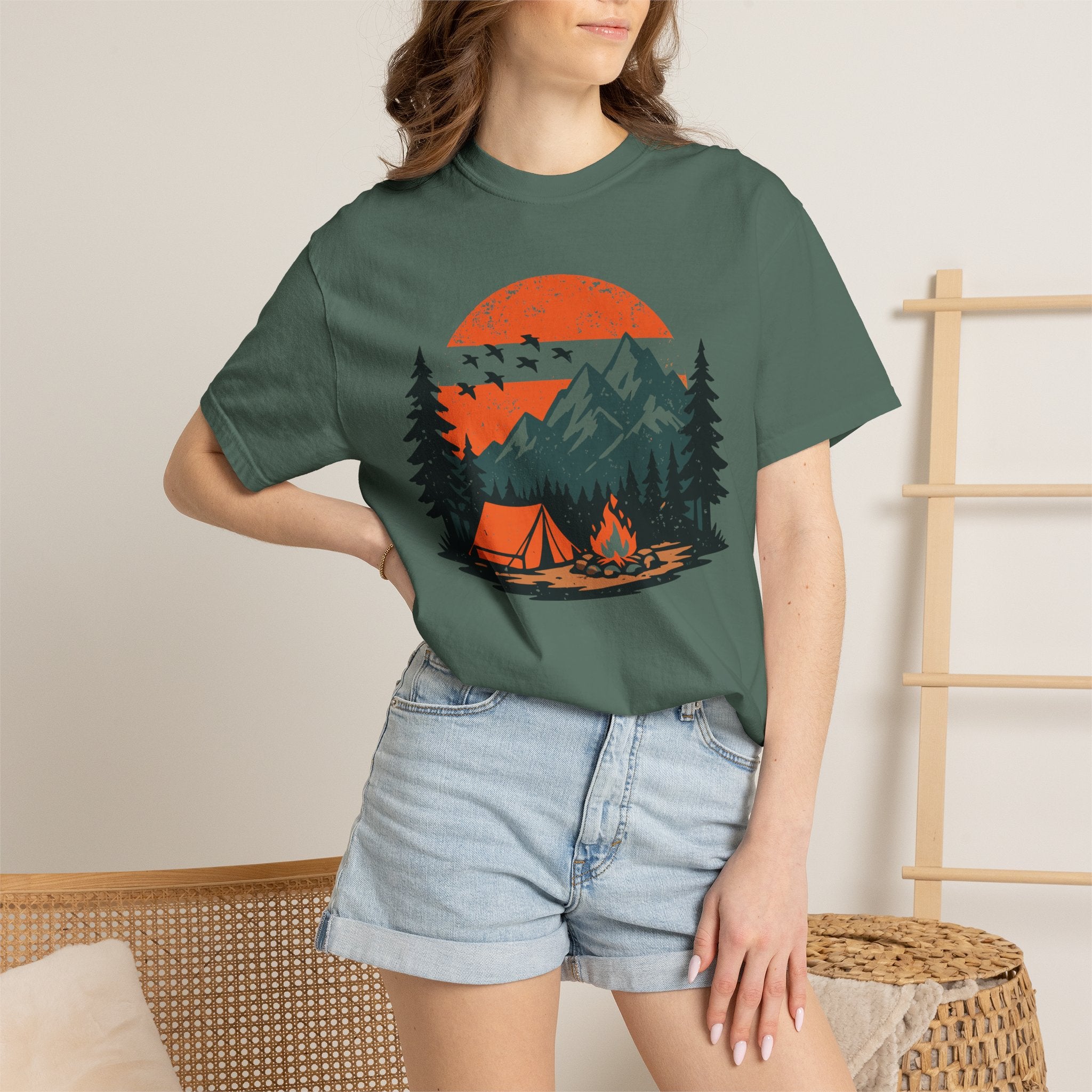 Campfire Sunset T-Shirts