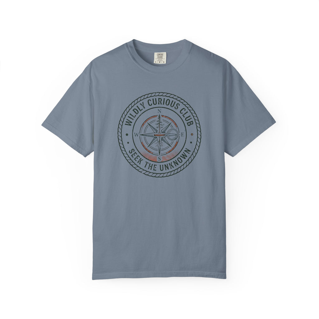 Wildly Curious Compass Badge T-Shirt