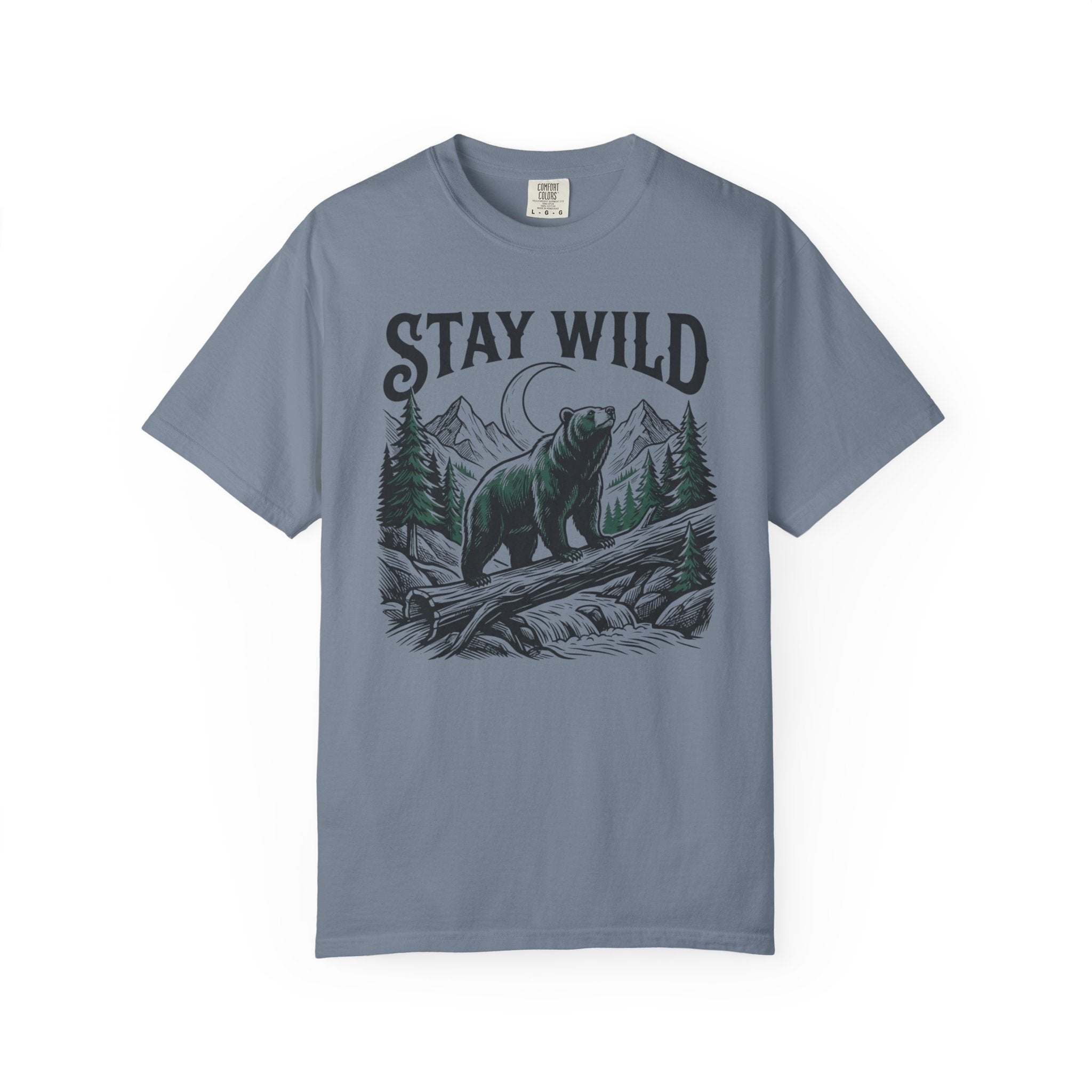 Stay Wild Bear Moon T-Shirt