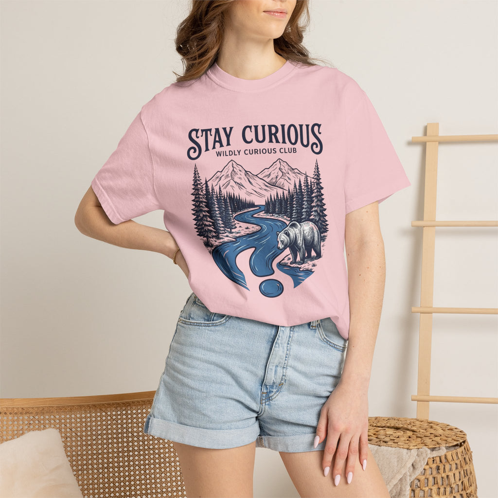 Stay Curious Bear Stream T-Shirt