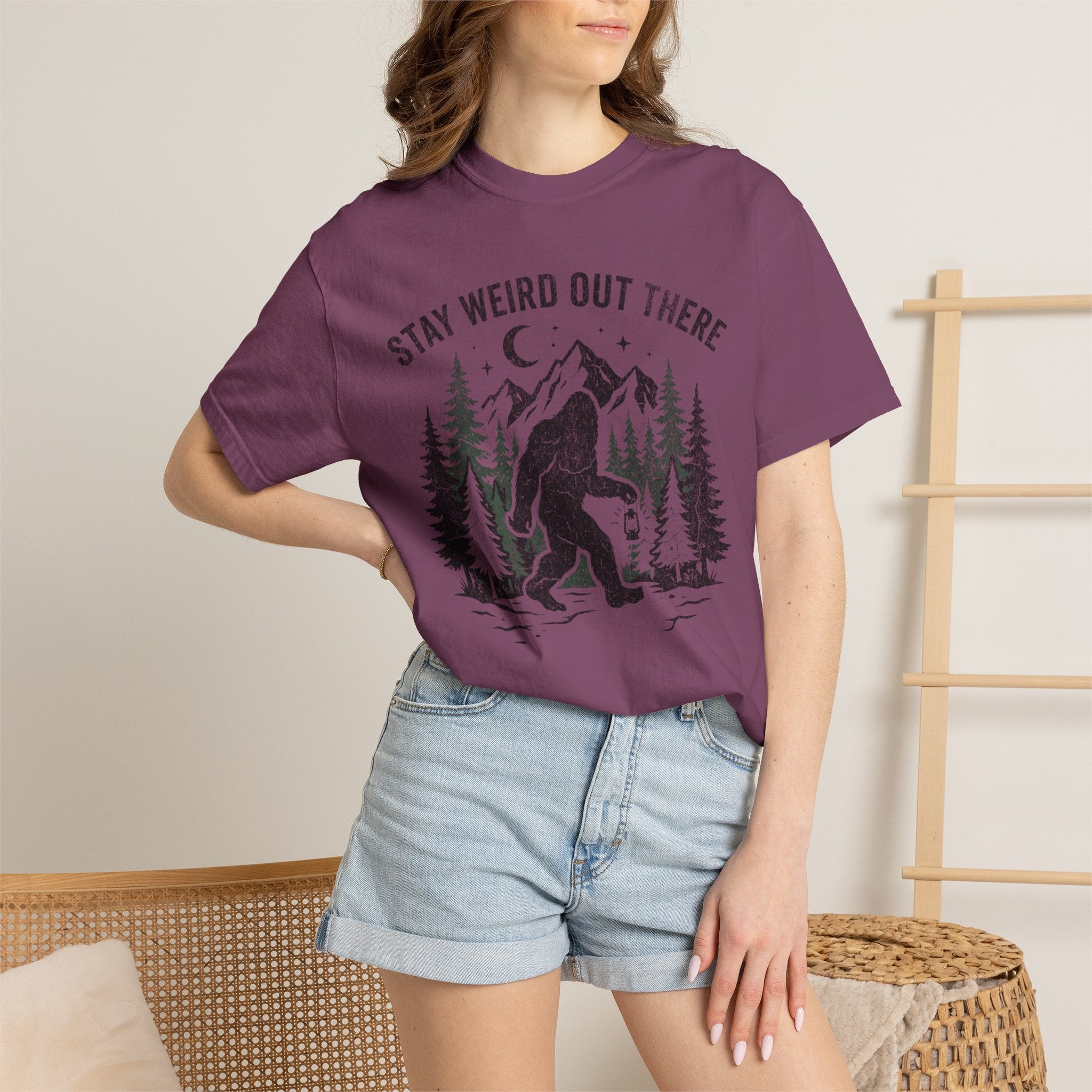 Stay Weird Out There Bigfoot T-Shirt