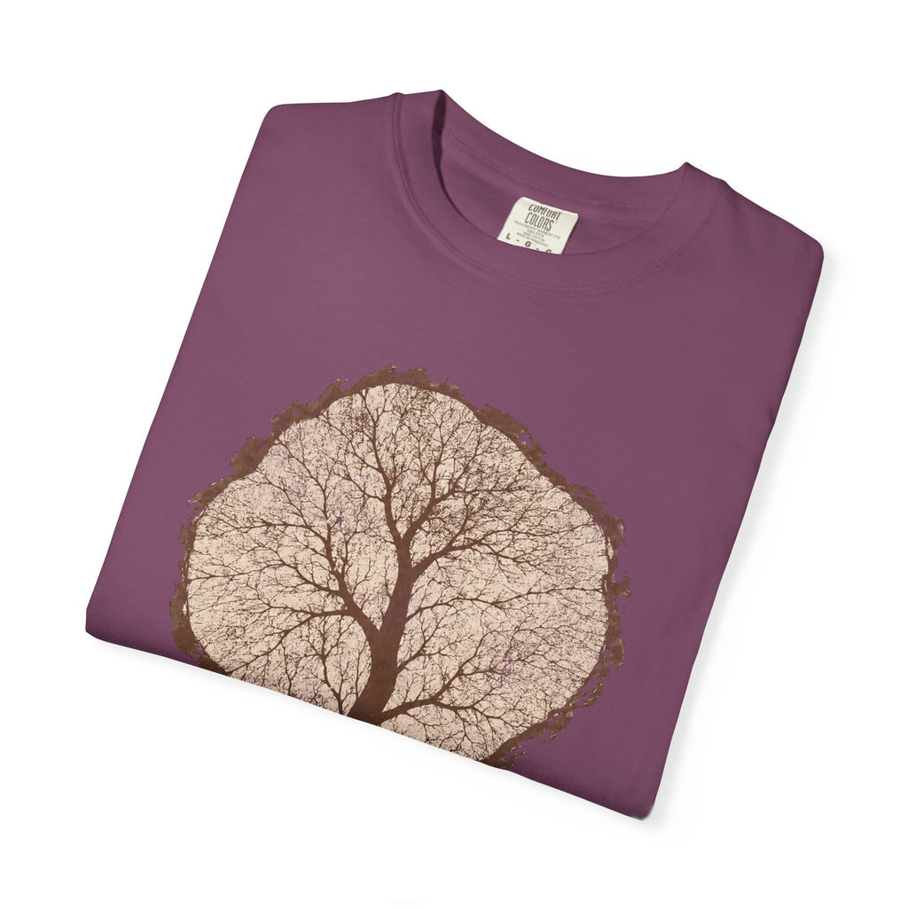 Tree Stump Silhouette Crack T-Shirt