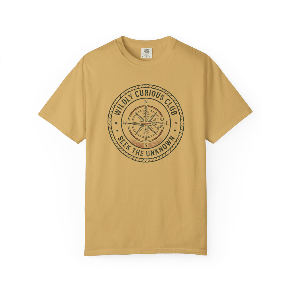 Wildly Curious Compass Badge T-Shirt