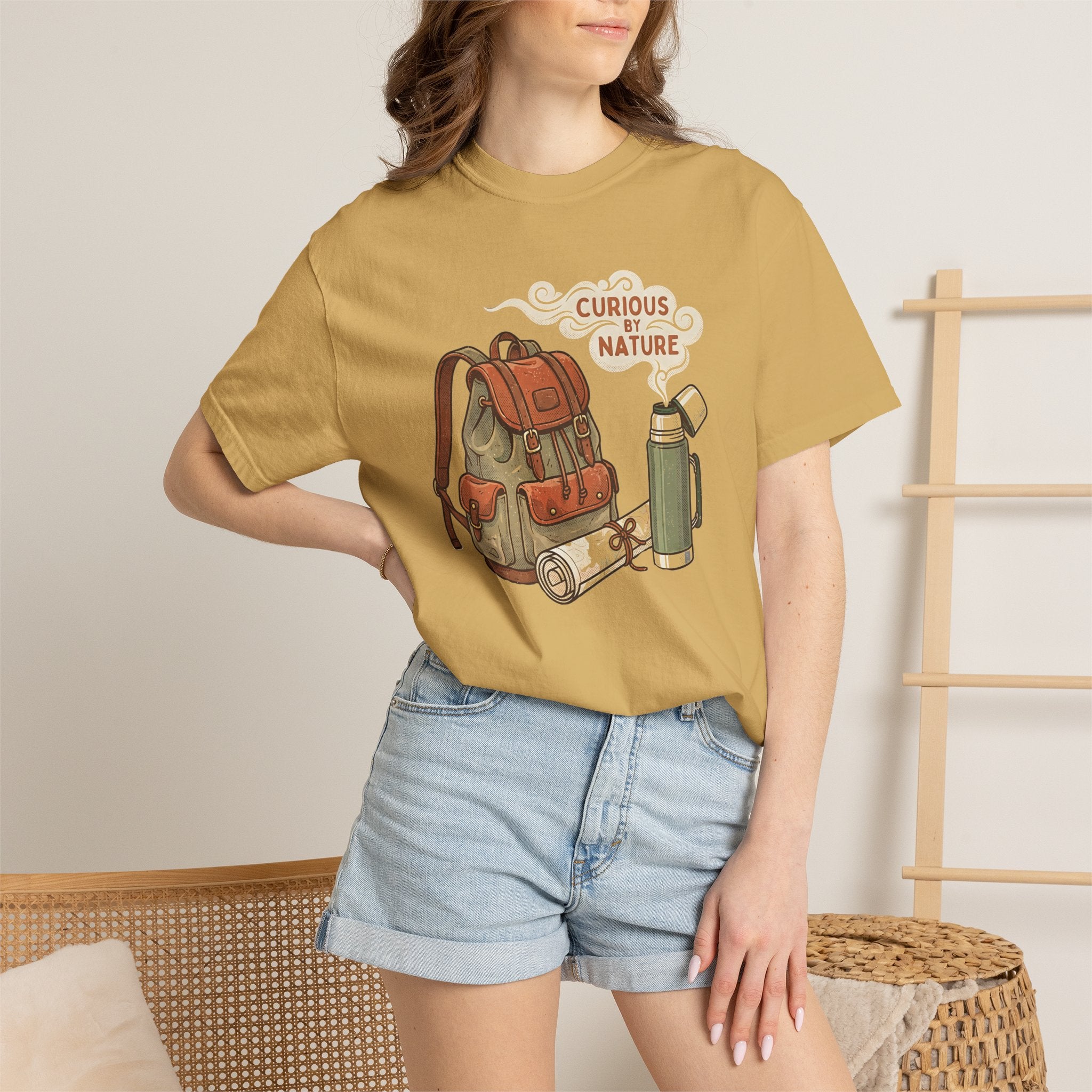 Curious By Nature Backpack T-Shirt