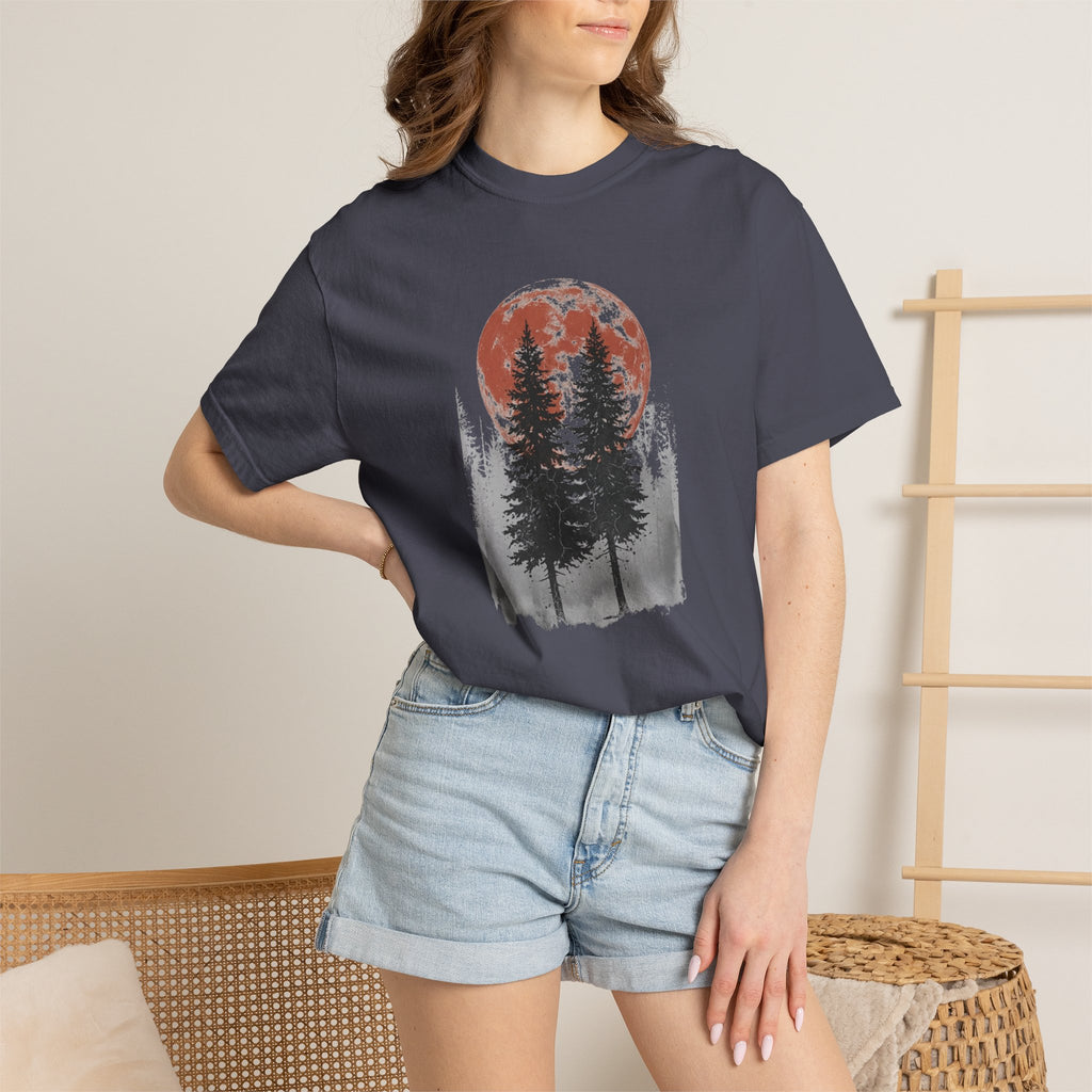 Red Moon Trees T-Shirts