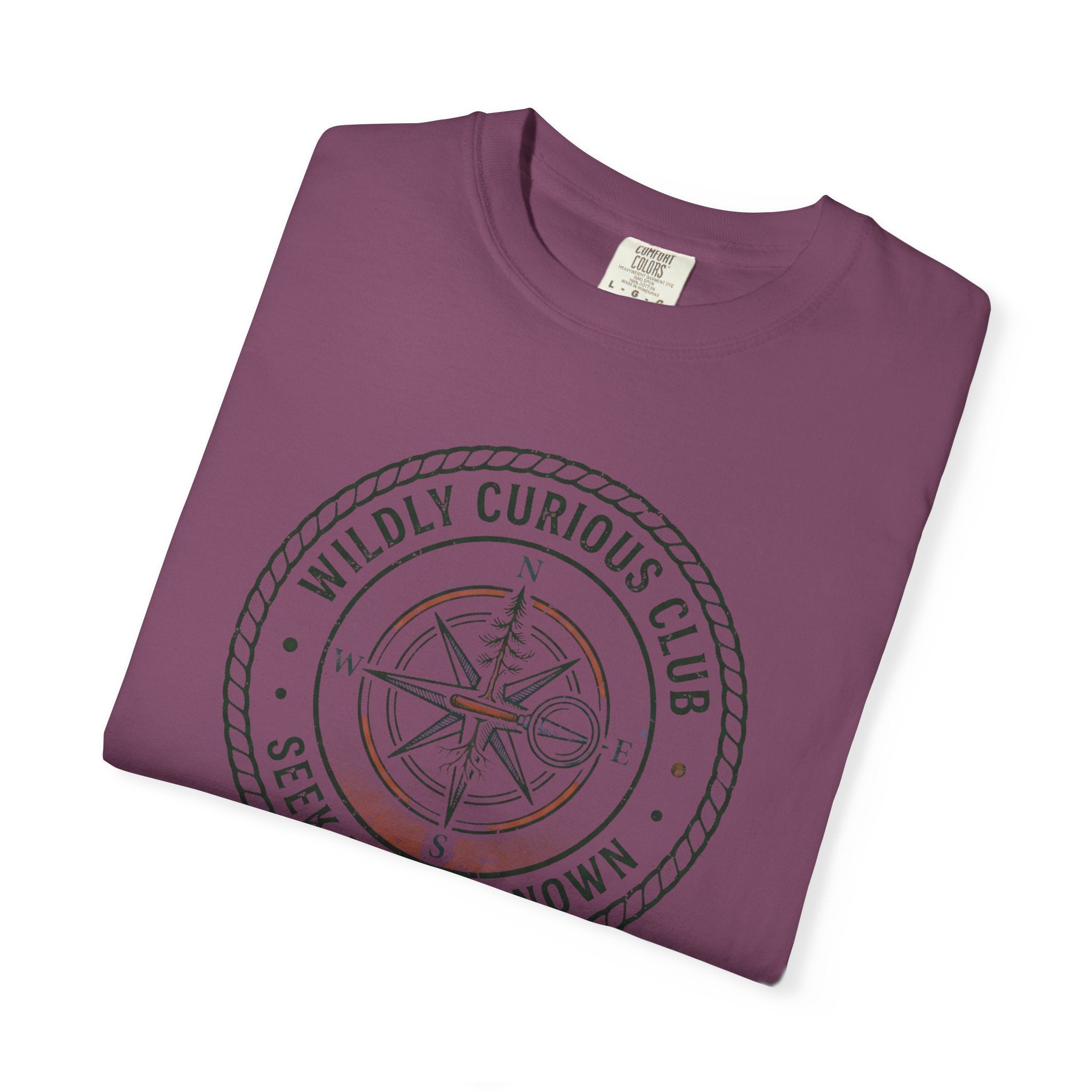 Wildly Curious Compass Badge T-Shirt