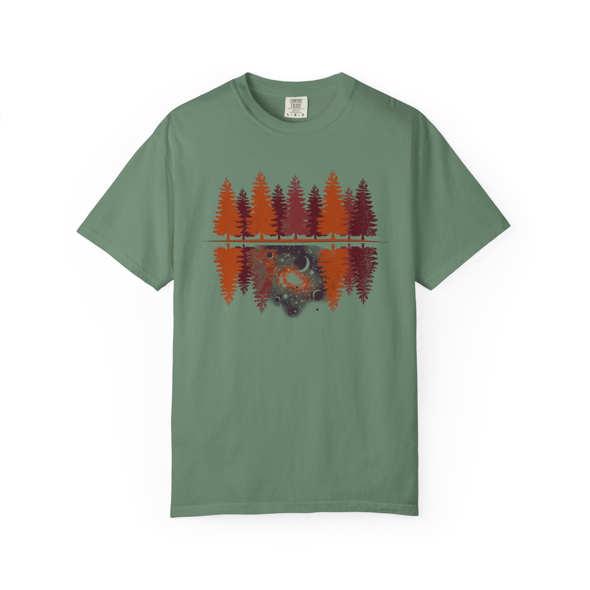 Tree Galaxy Reflection T-Shirts