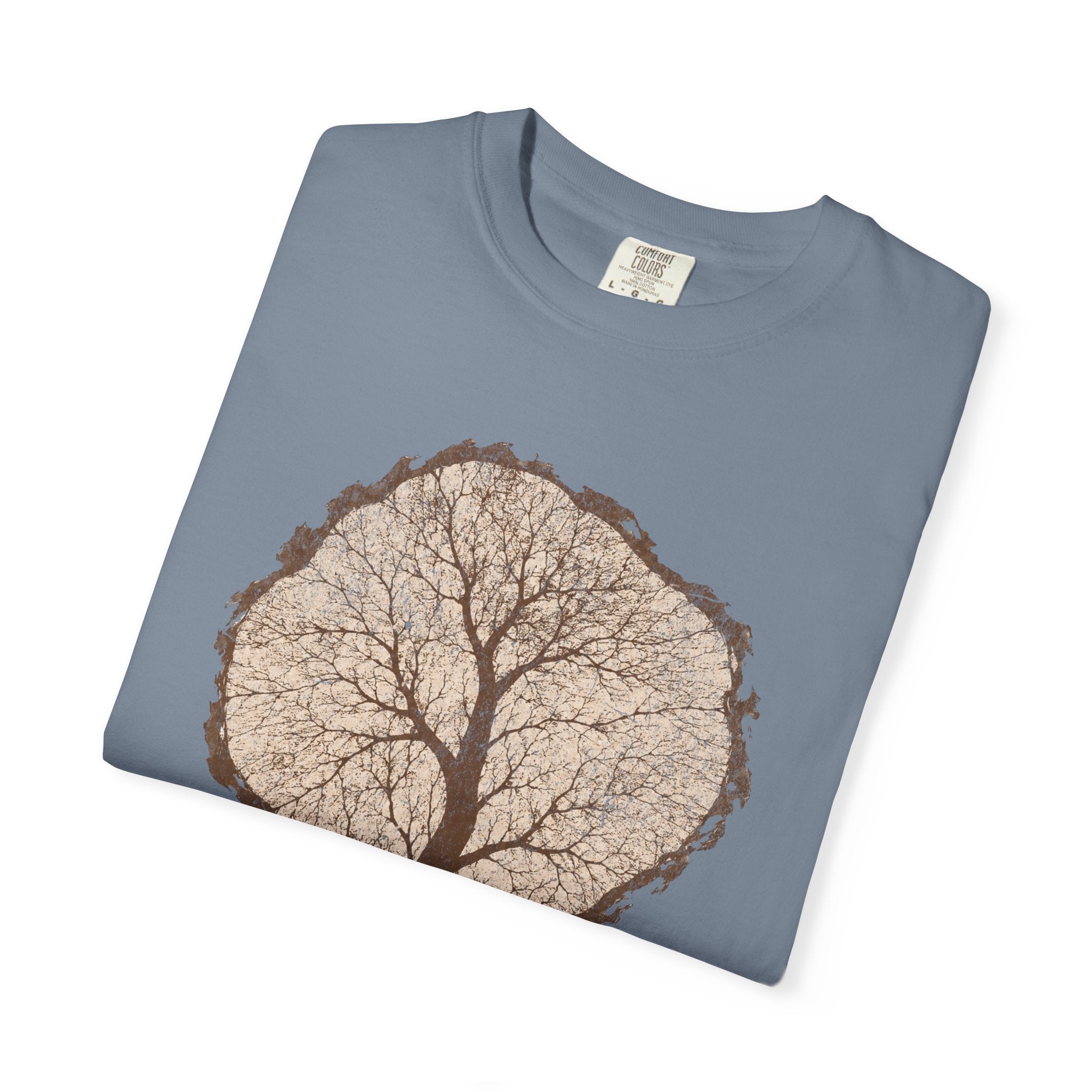 Tree Stump Silhouette Crack T-Shirt