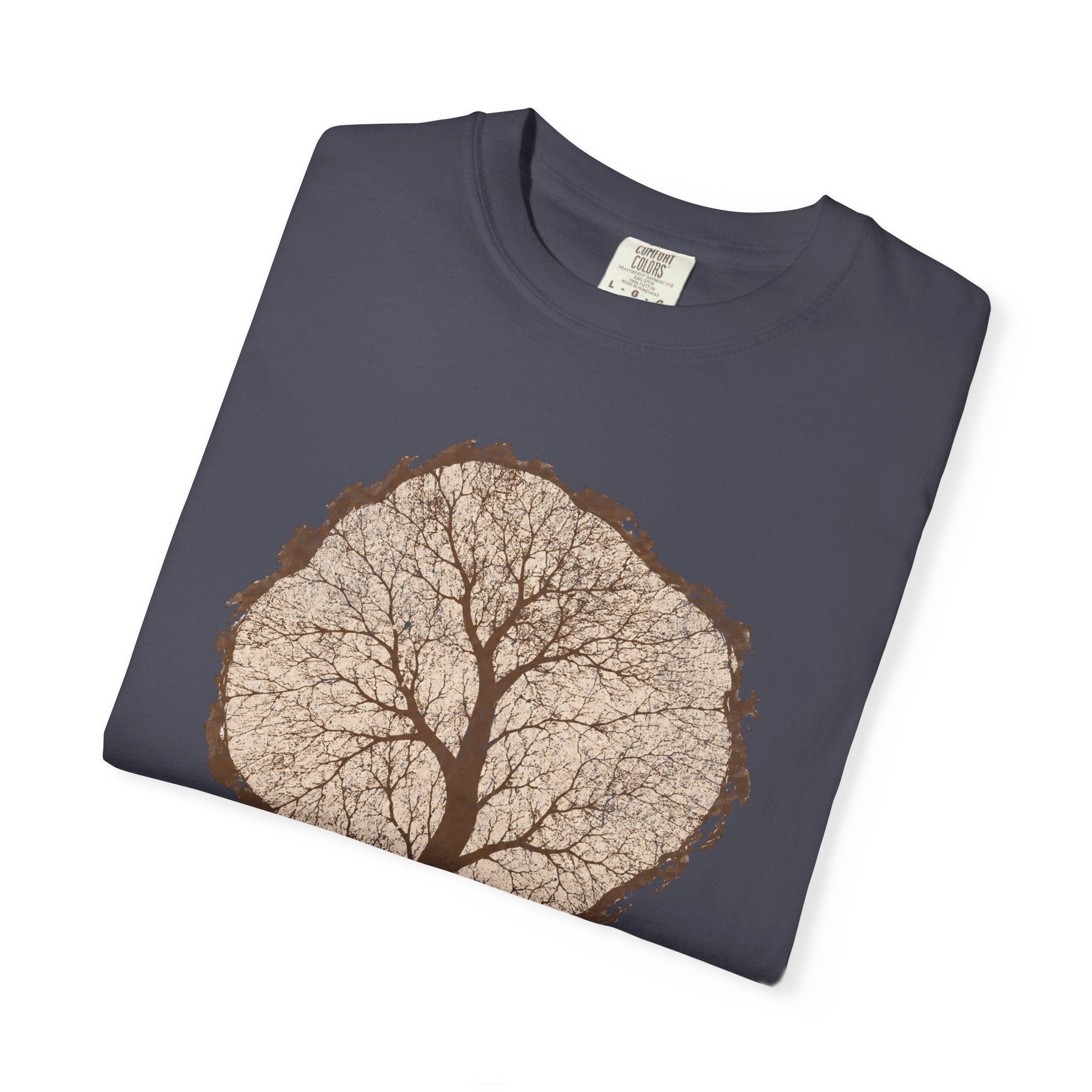 Tree Stump Silhouette Crack T-Shirt