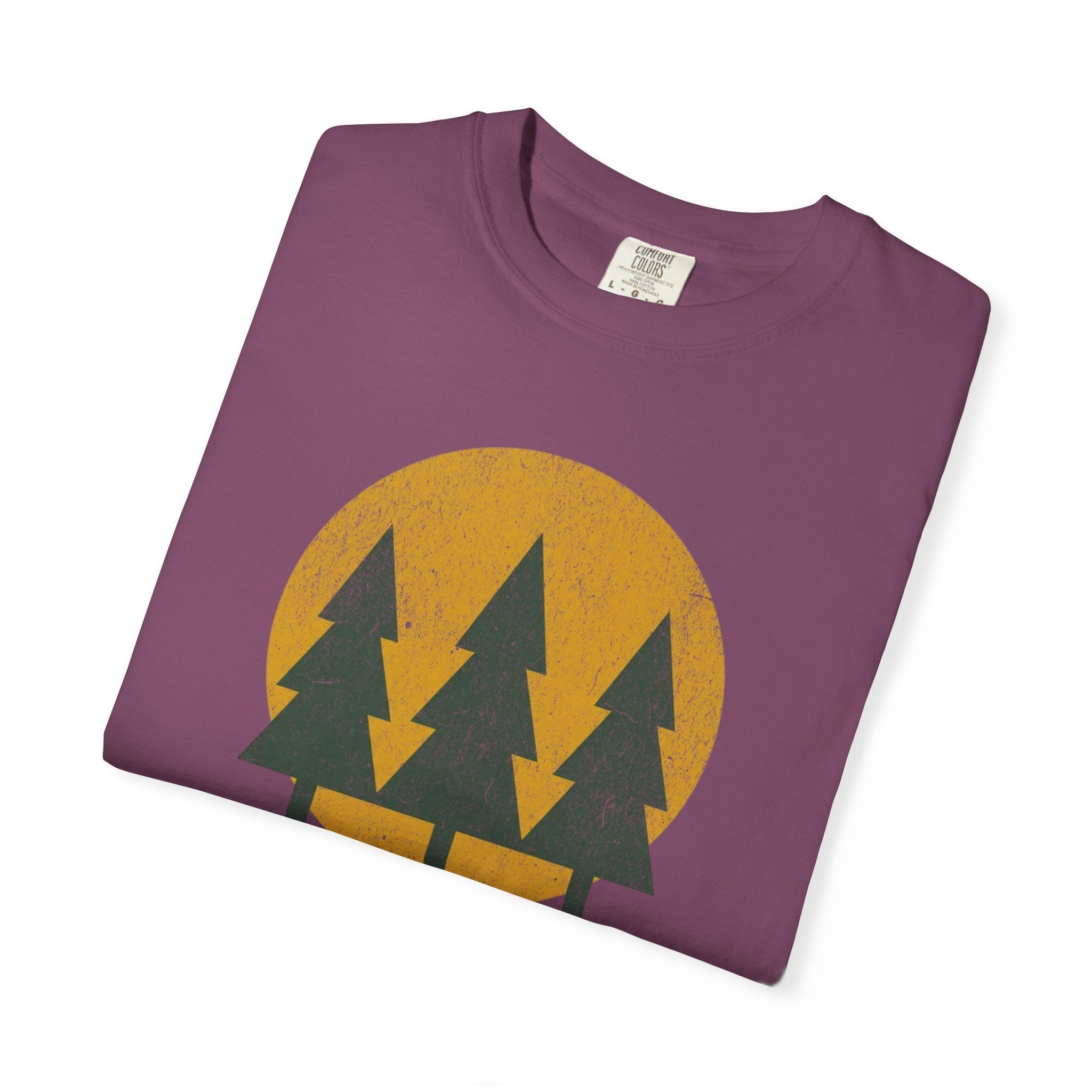 Flat Tree Sunrise T-Shirts