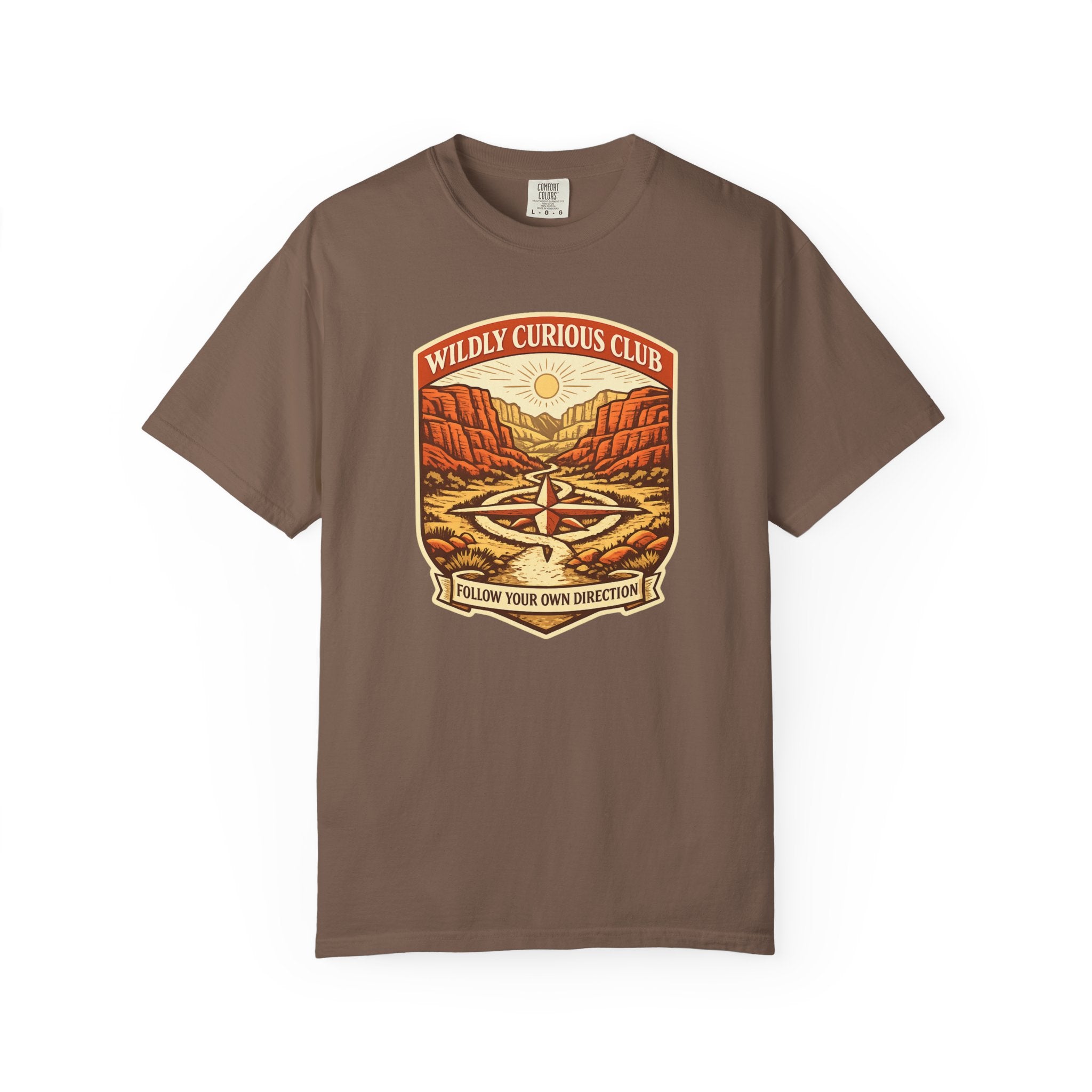Follow Your Own Direction Canyon Compass T-Shirt