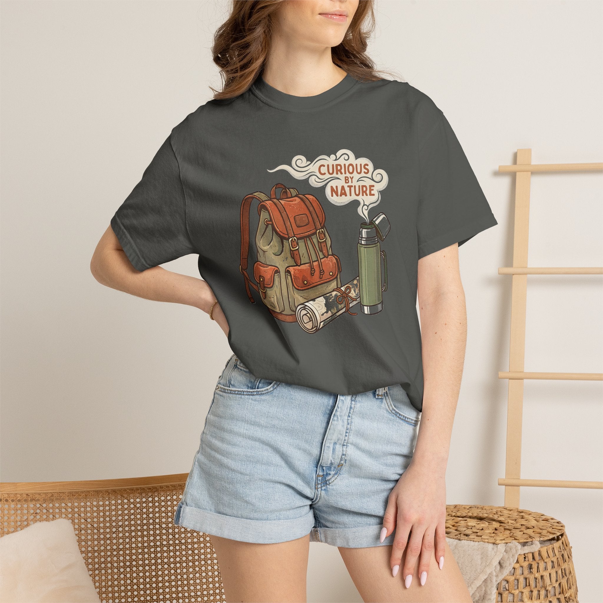 Curious By Nature Backpack T-Shirt
