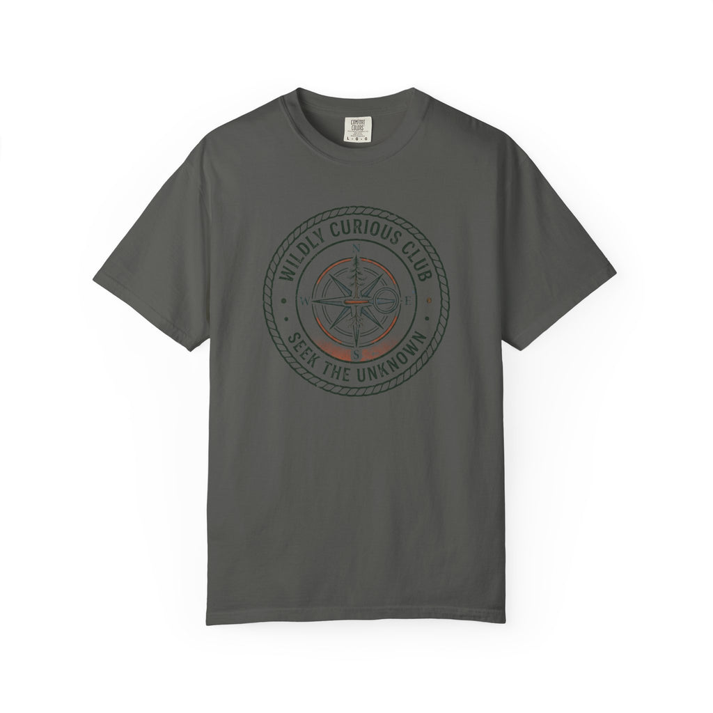 Wildly Curious Compass Badge T-Shirt