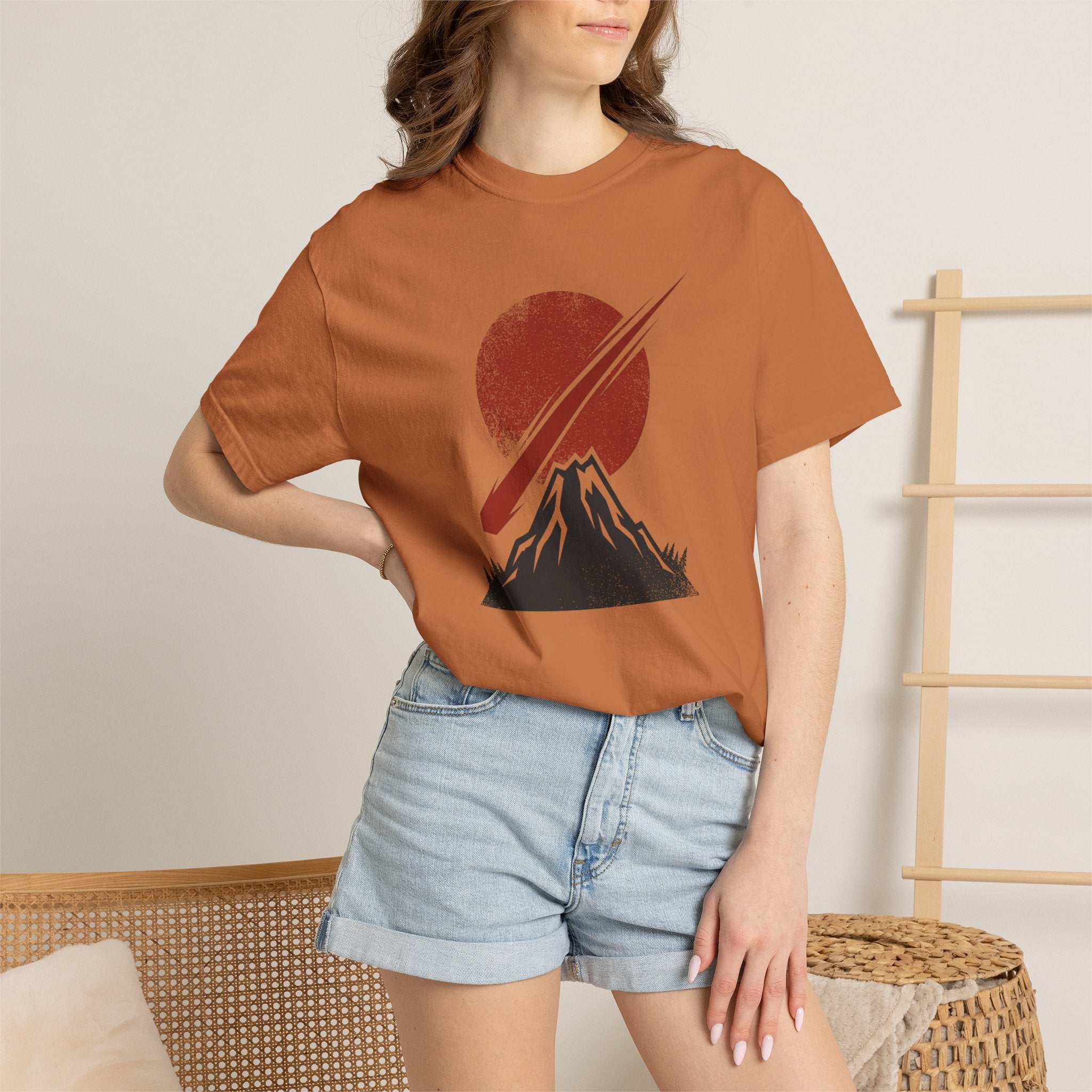 Blood Moon Meteor Mountain T-Shirts