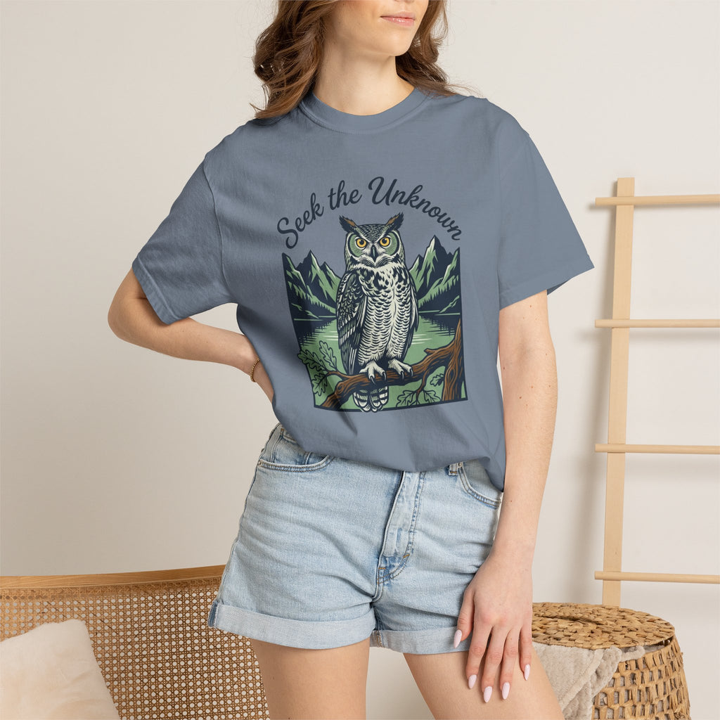 Seek The Unkown Owl T-Shirt