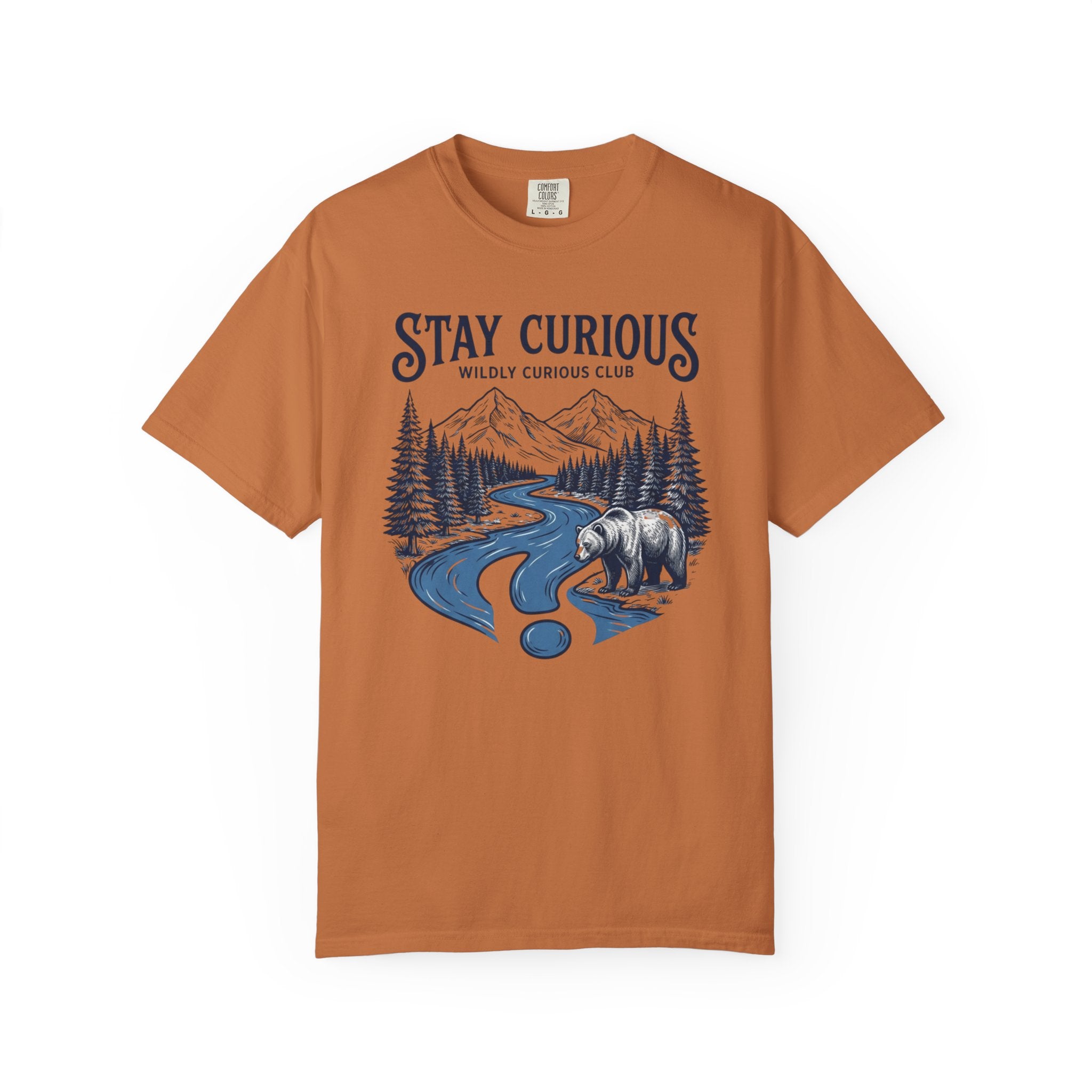 Stay Curious Bear Stream T-Shirt