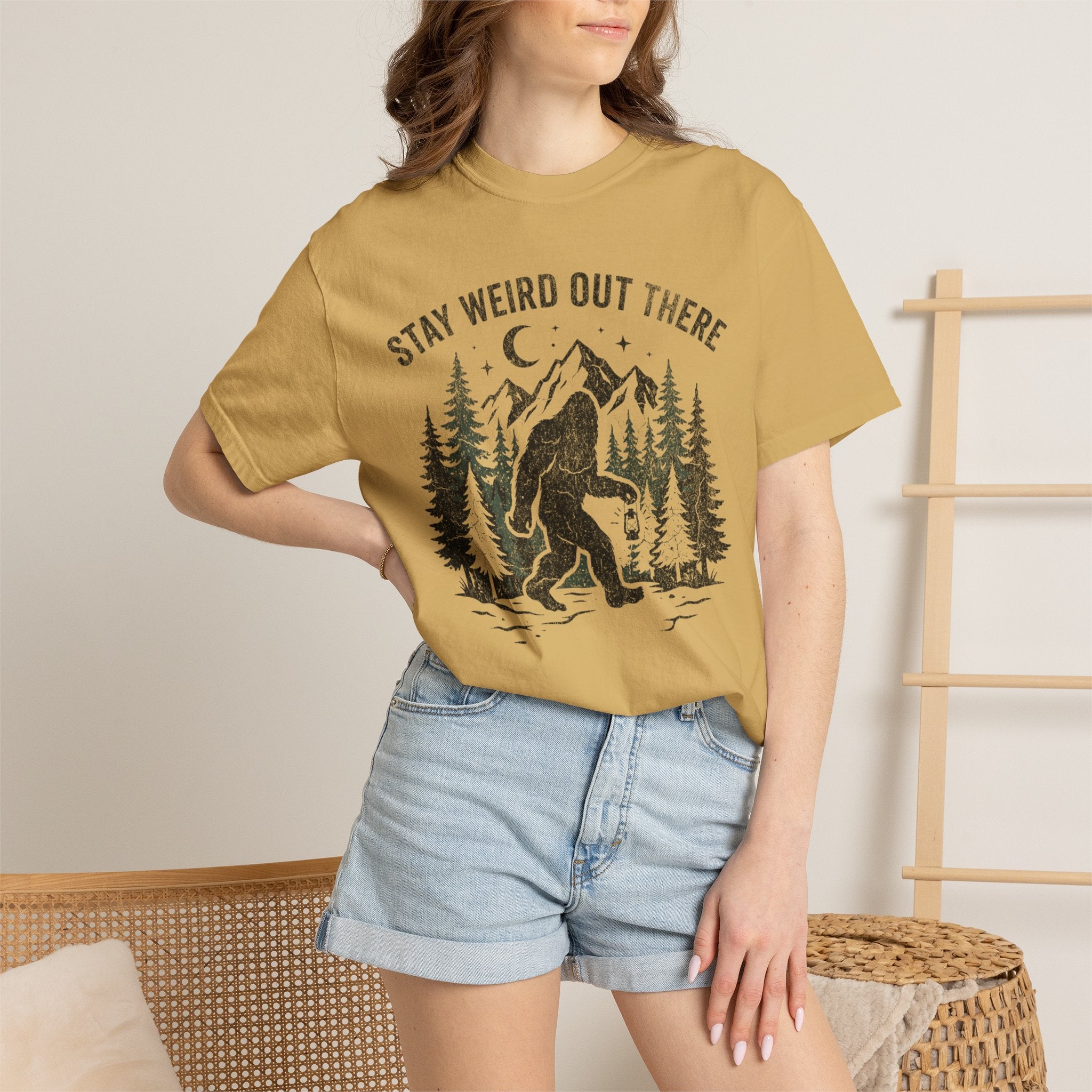 Stay Weird Out There Bigfoot T-Shirt