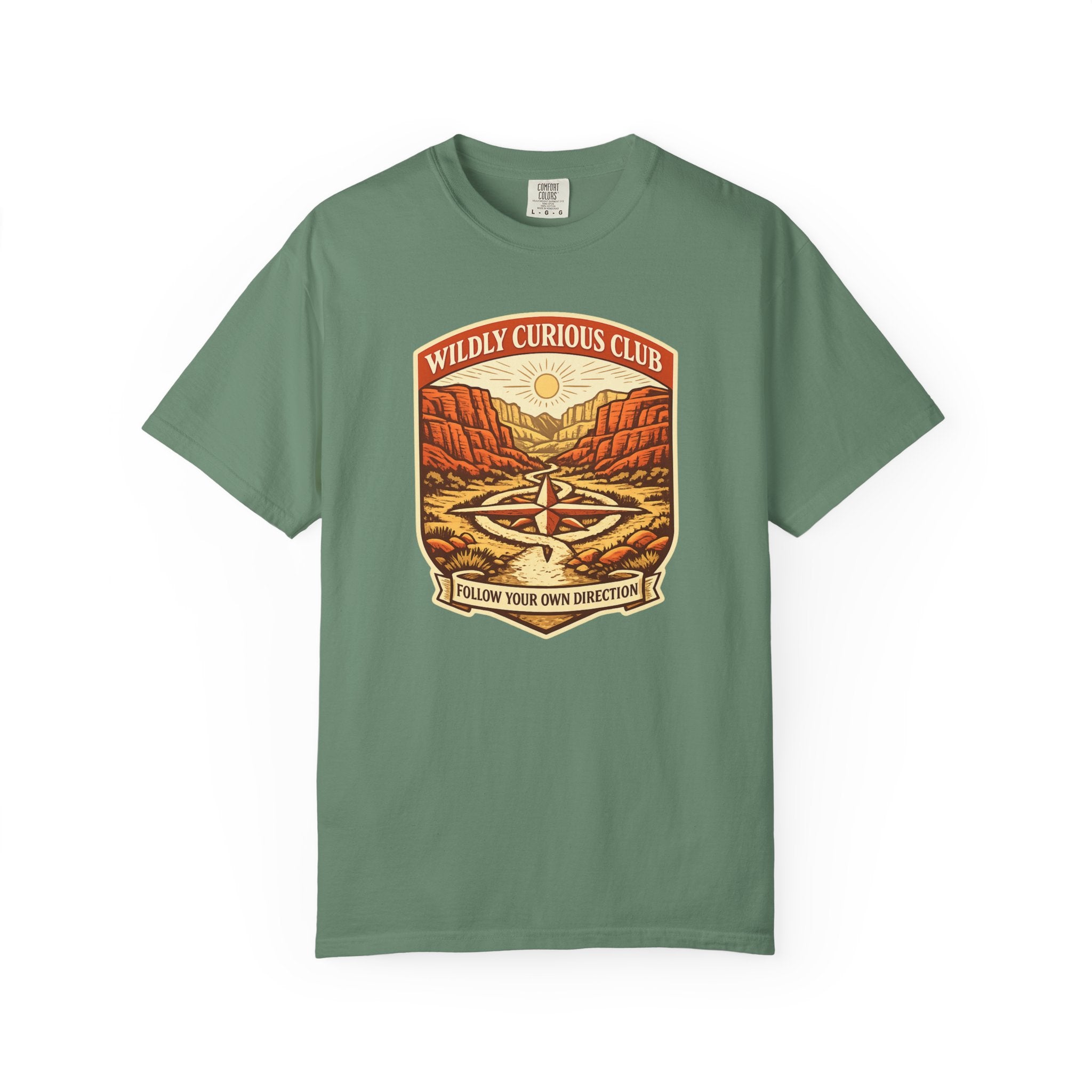 Follow Your Own Direction Canyon Compass T-Shirt