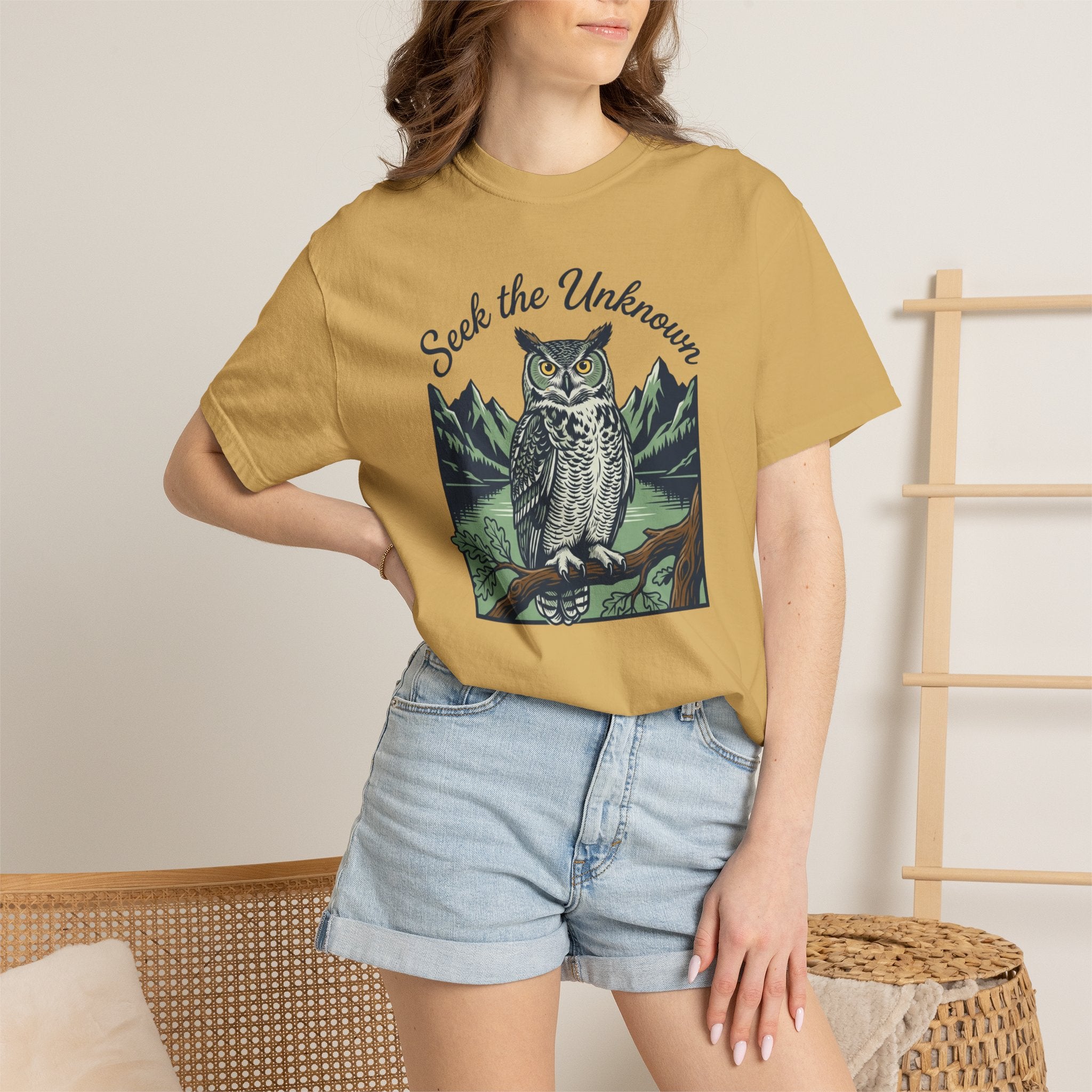 Seek The Unkown Owl T-Shirt