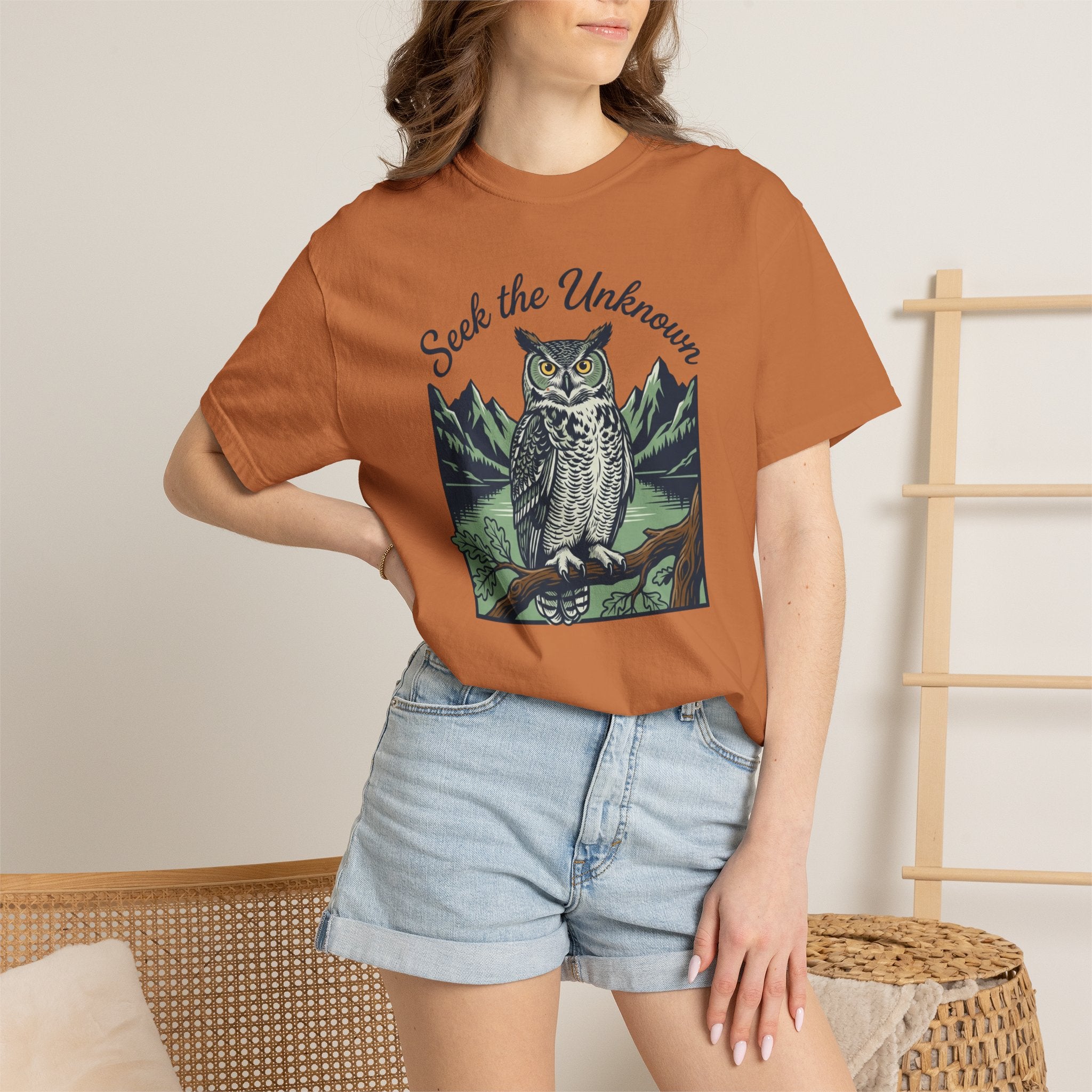 Seek The Unkown Owl T-Shirt