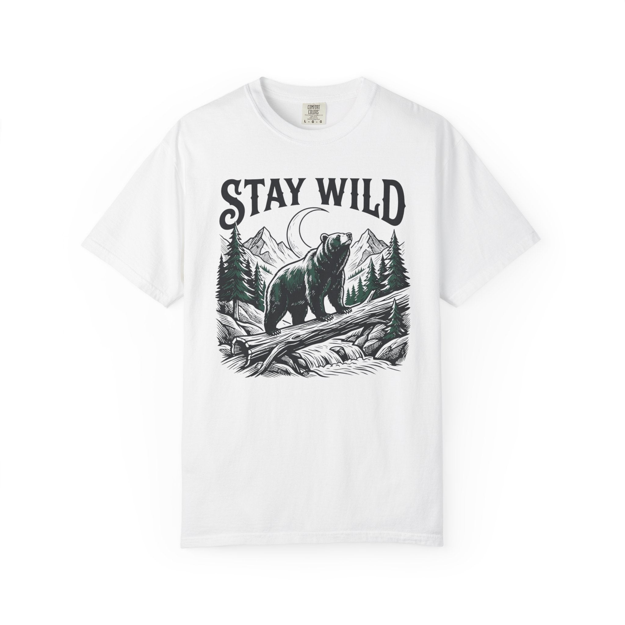 Stay Wild Bear Moon T-Shirt