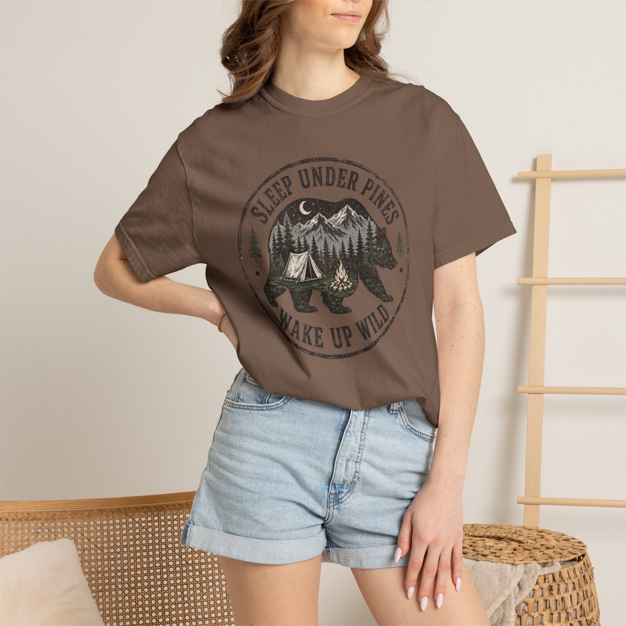 Sleep Under Pines Wake Up Wild T-Shirt