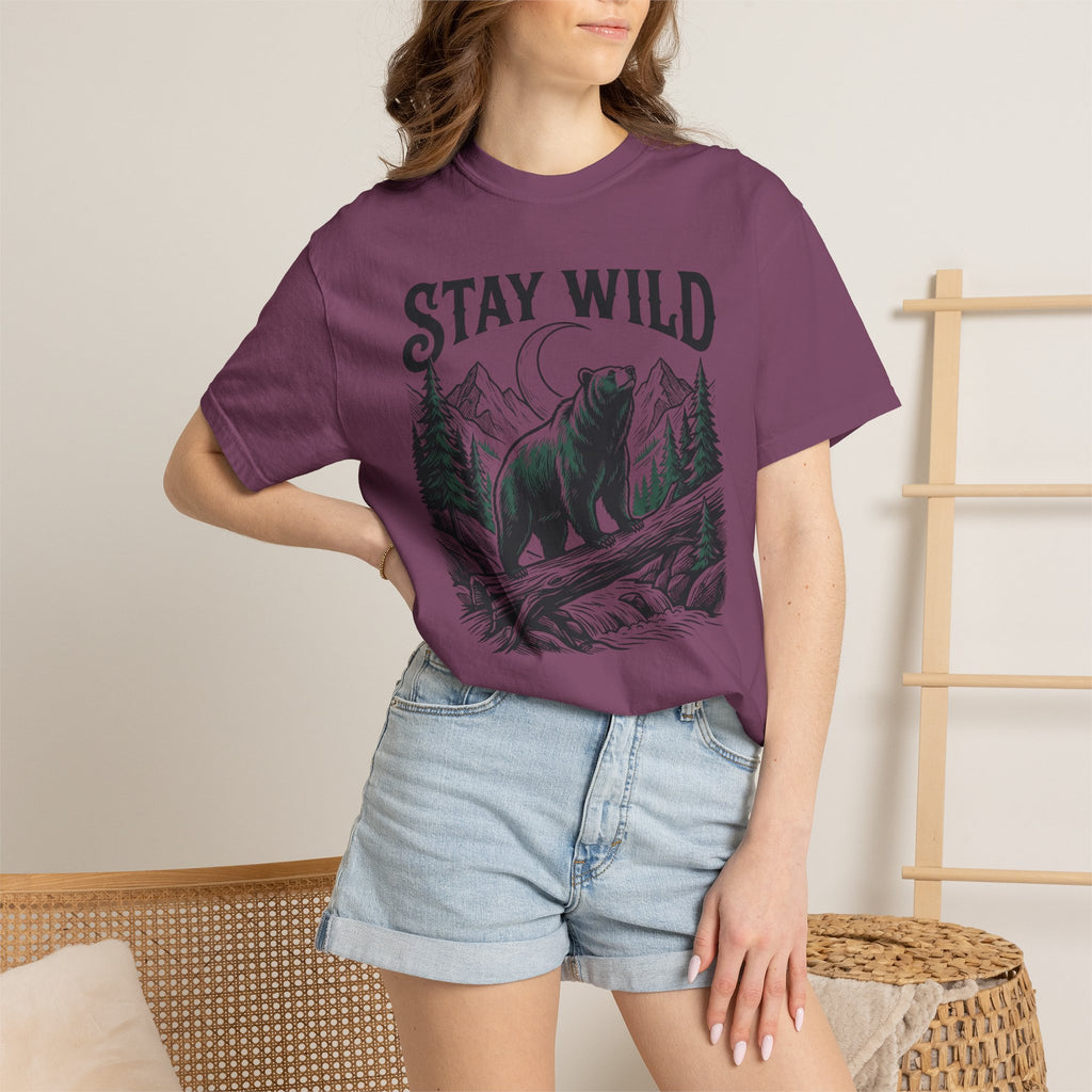 Stay Wild Bear Moon T-Shirt