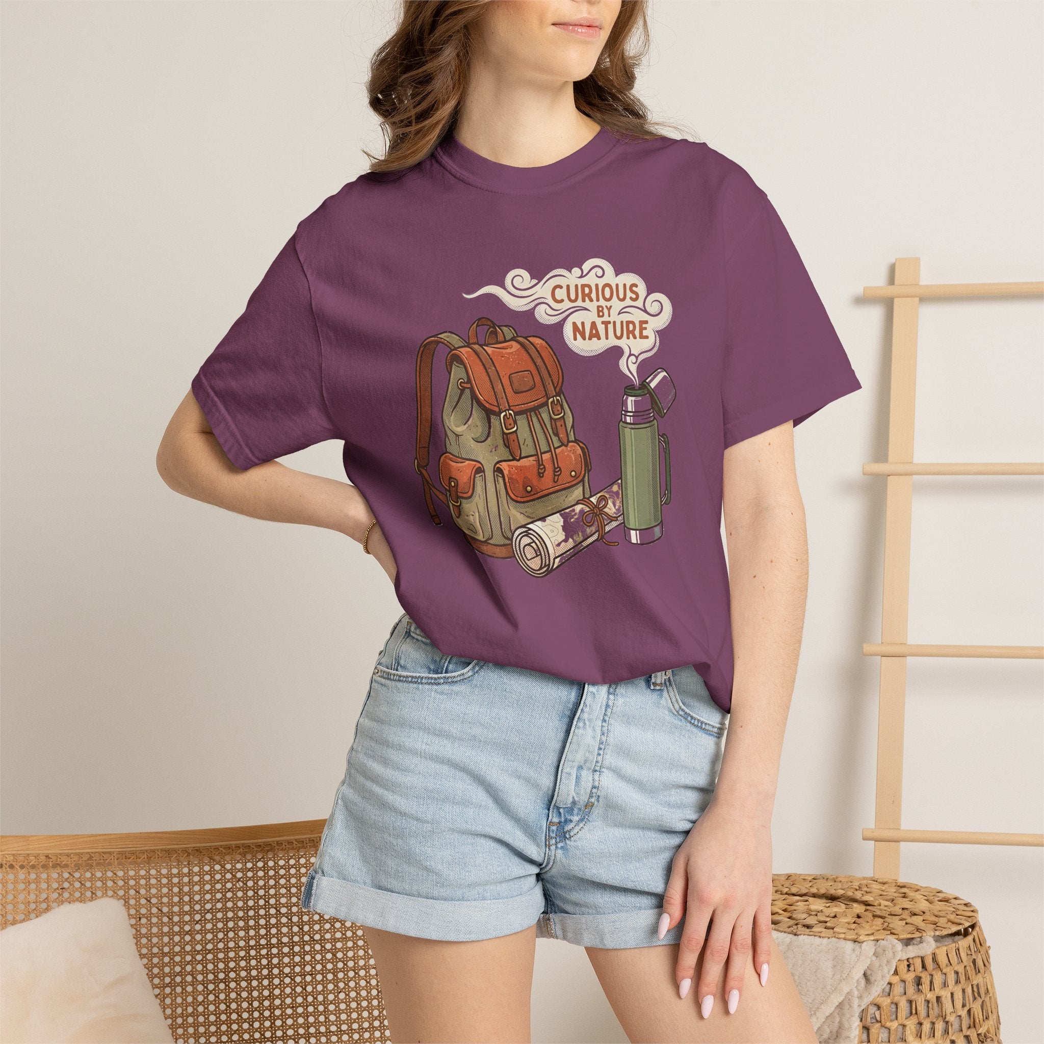 Curious By Nature Backpack T-Shirt
