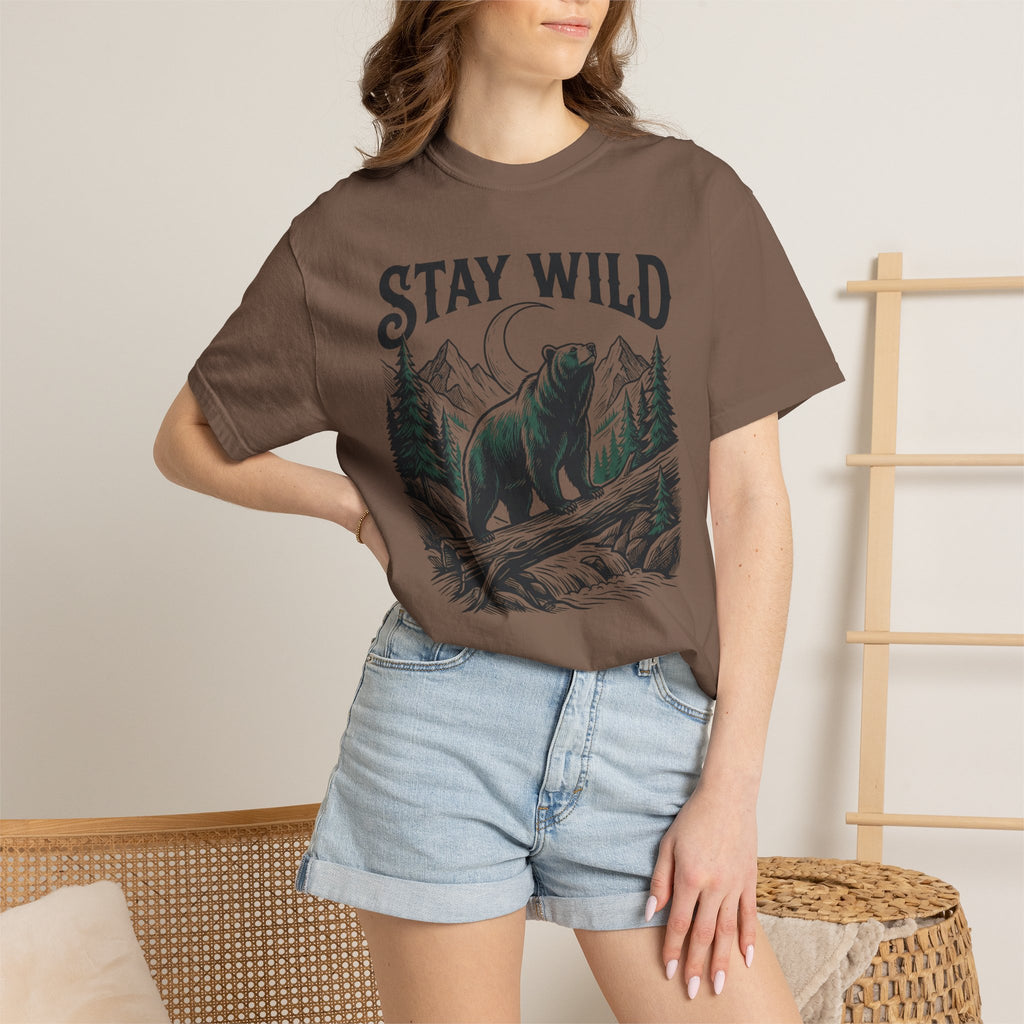 Stay Wild Bear Moon T-Shirt