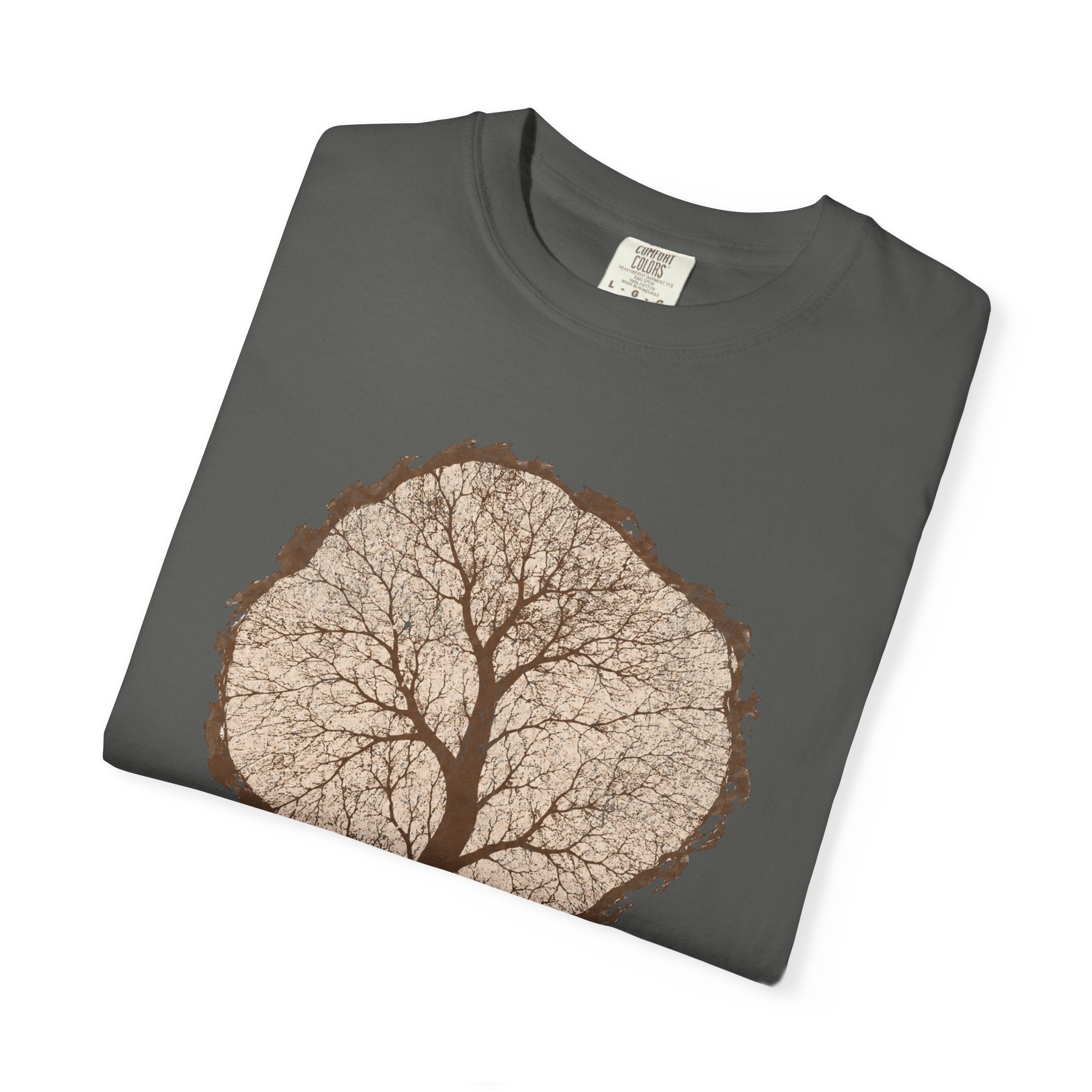 Tree Stump Silhouette Crack T-Shirt