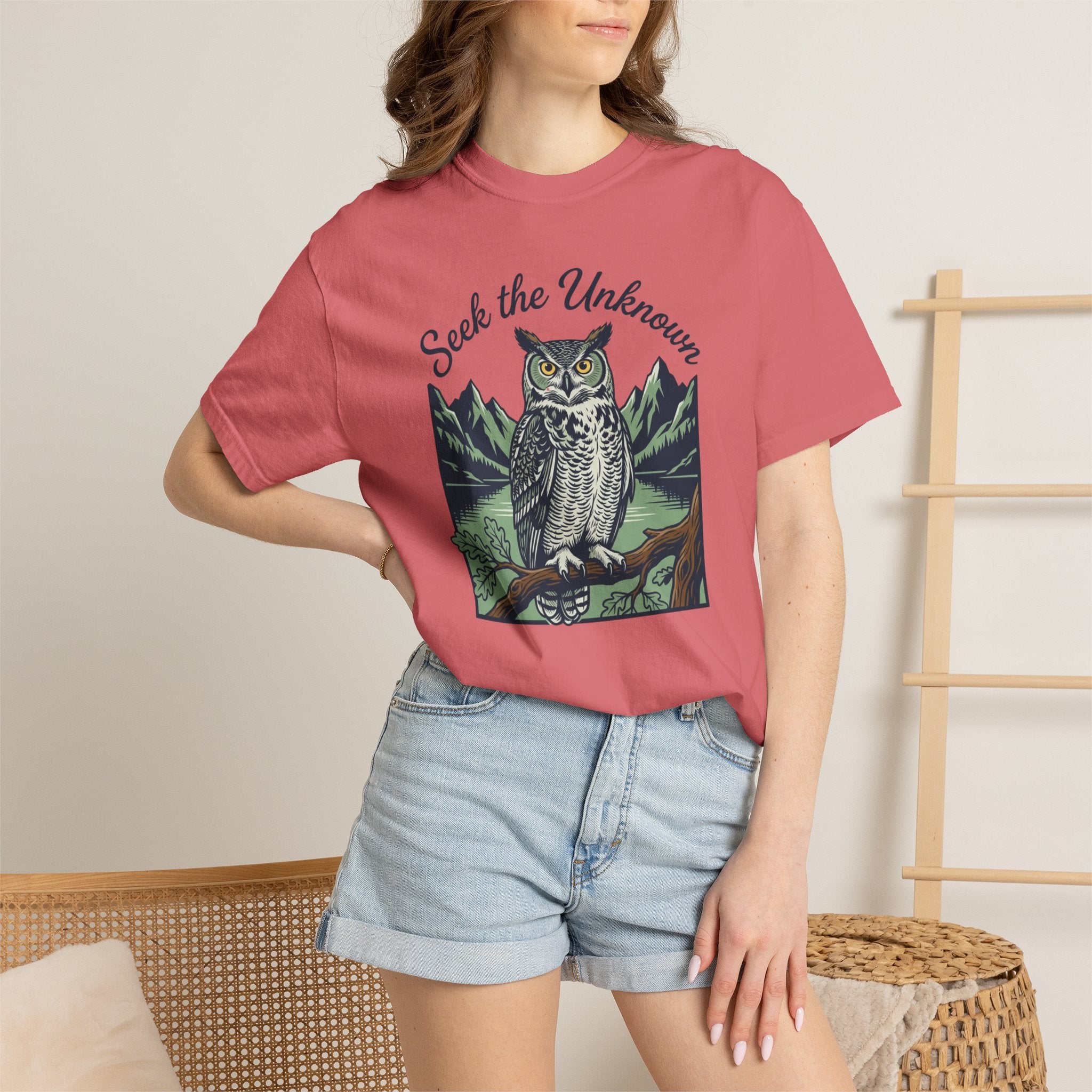 Seek The Unkown Owl T-Shirt