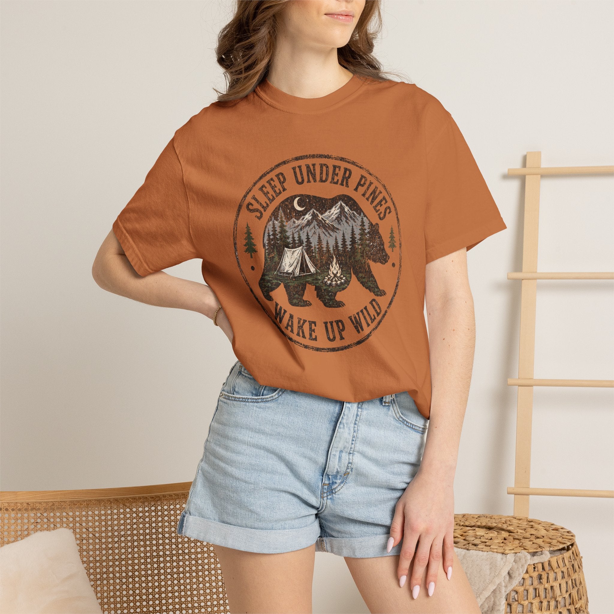 Sleep Under Pines Wake Up Wild T-Shirt