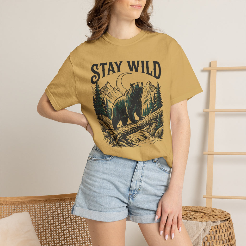 Stay Wild Bear Moon T-Shirt