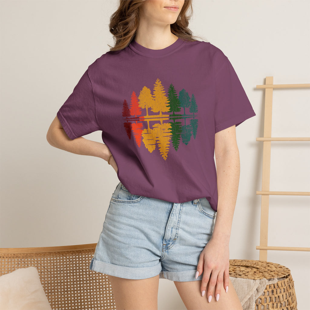 Rainbow Tree Reflection T-Shirts