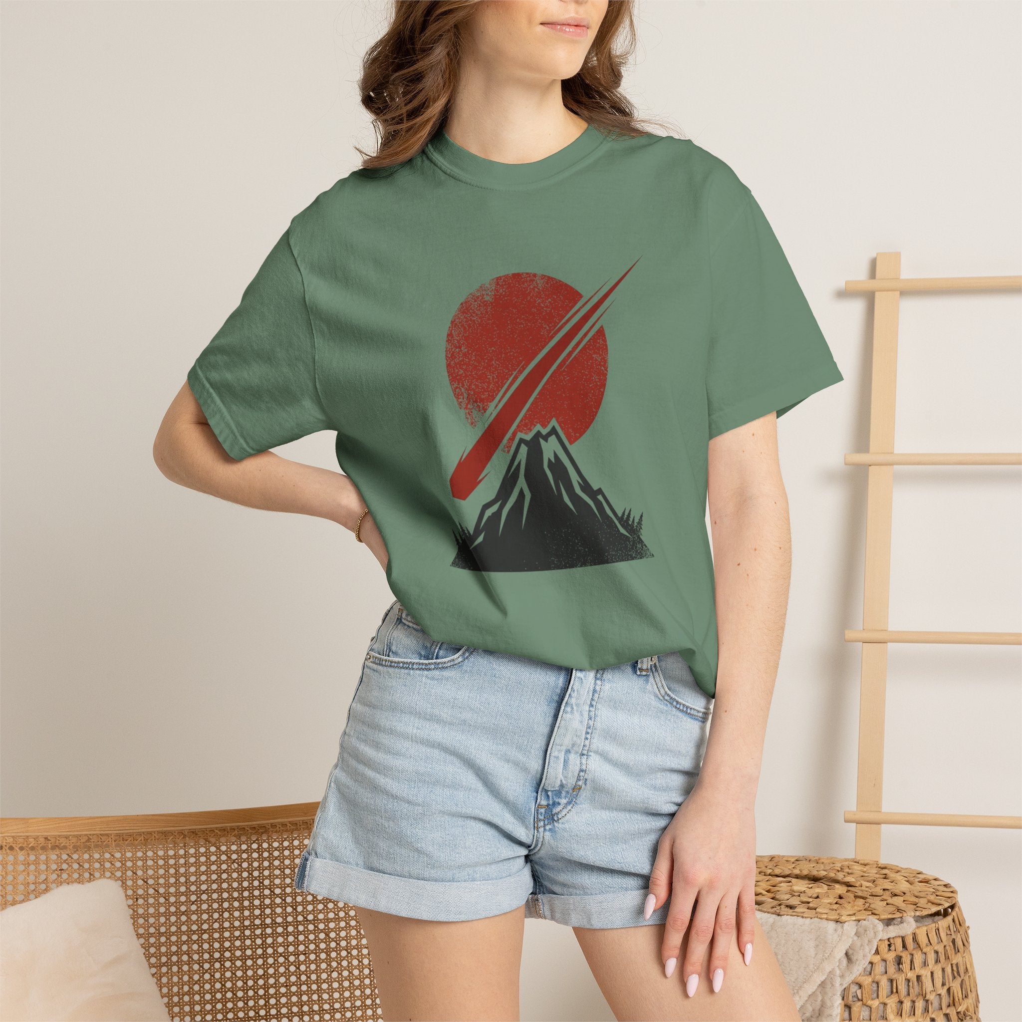 Blood Moon Meteor Mountain T-Shirts
