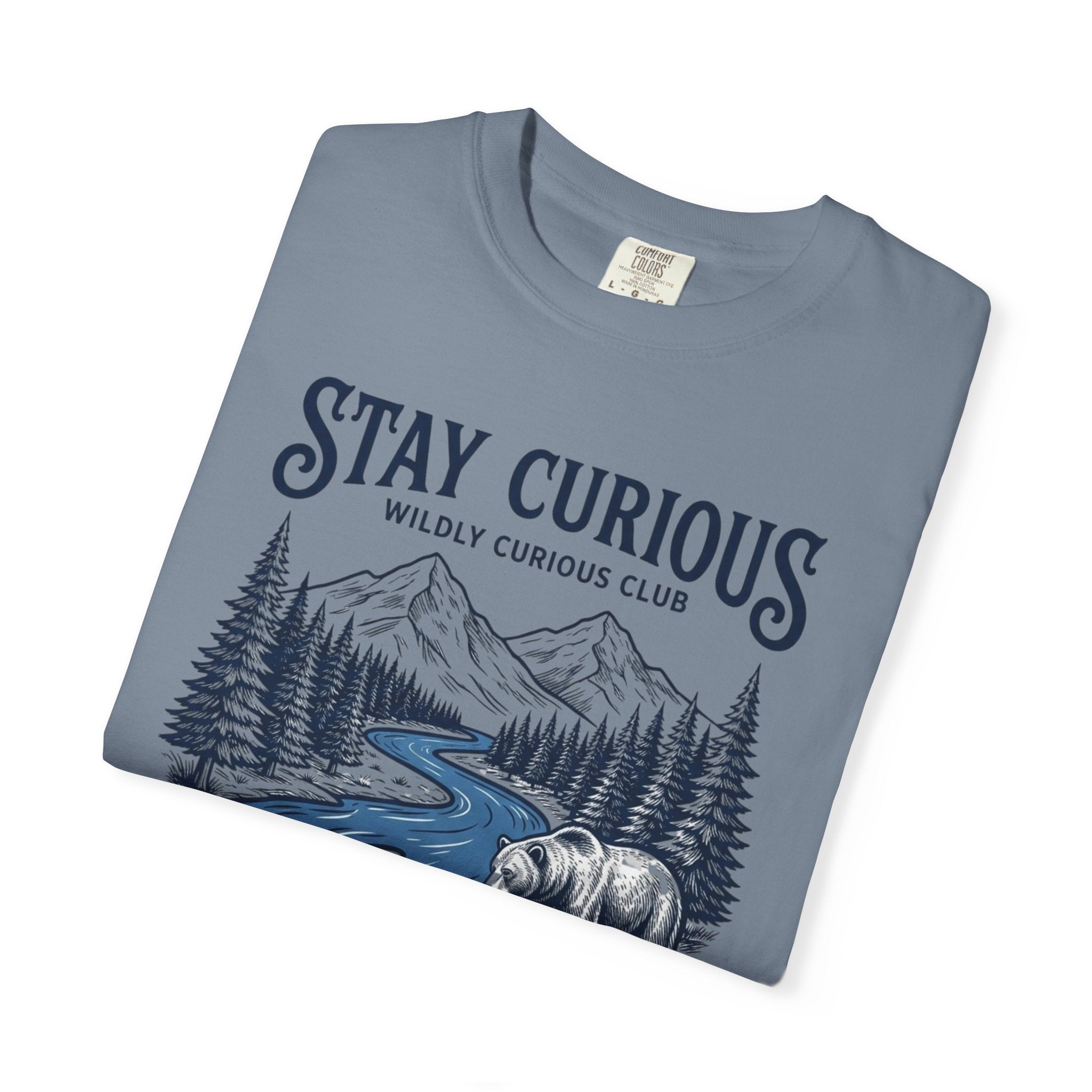 Stay Curious Bear Stream T-Shirt