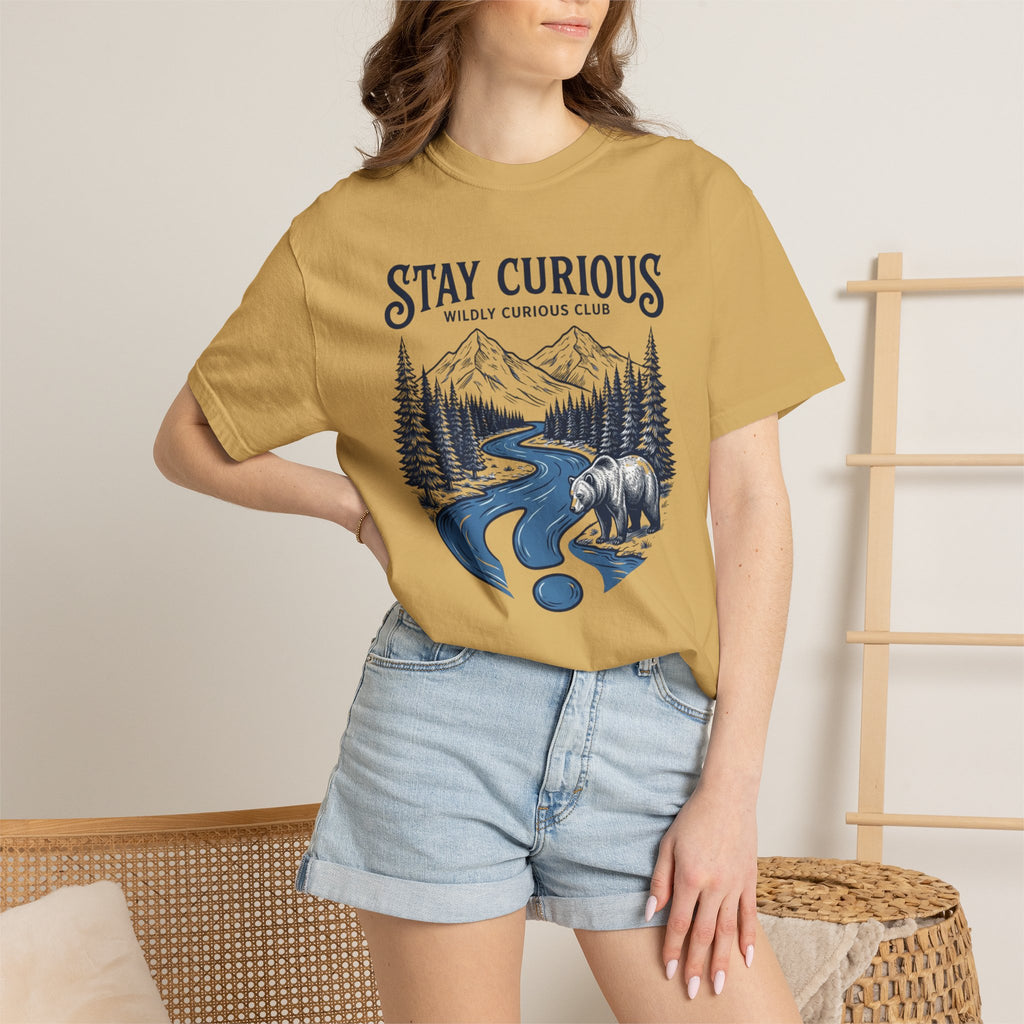 Stay Curious Bear Stream T-Shirt