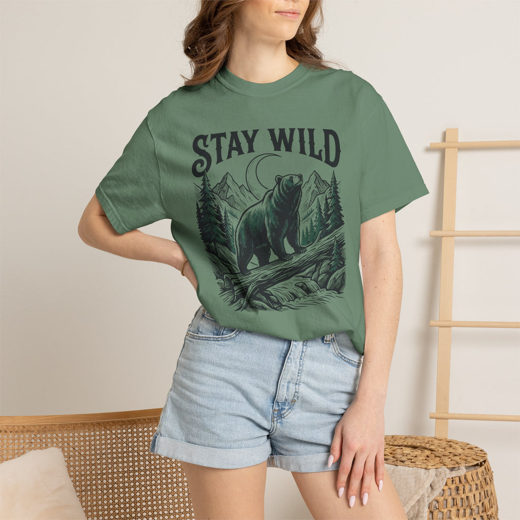 Stay Wild Bear Moon T-Shirt