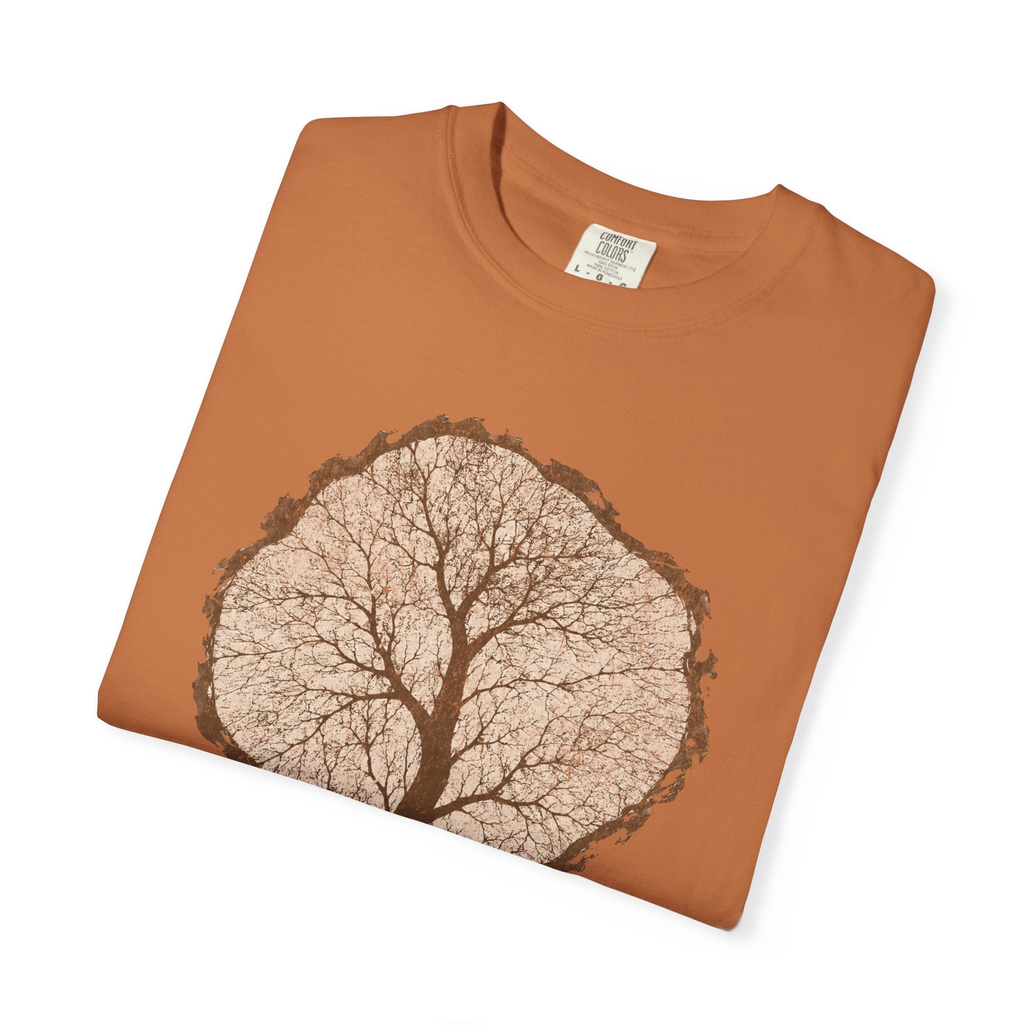 Tree Stump Silhouette Crack T-Shirt
