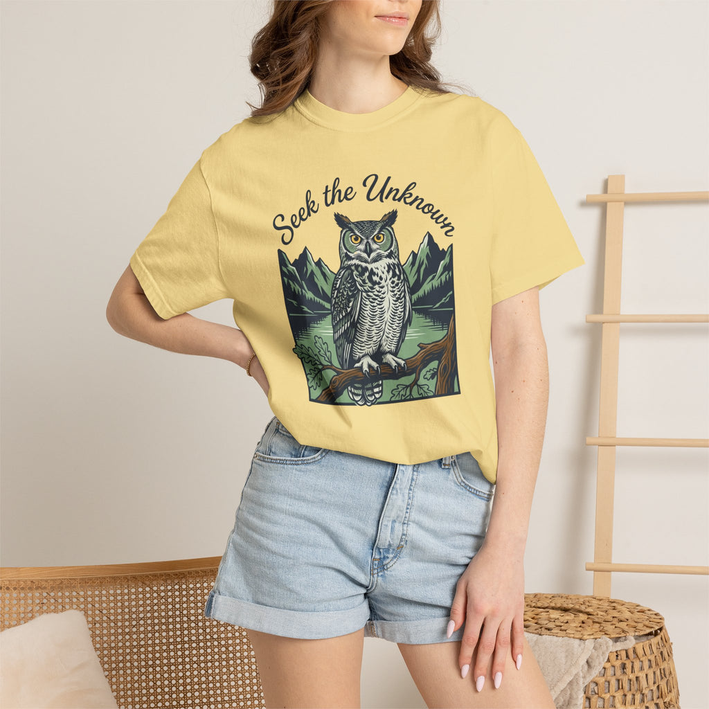 Seek The Unkown Owl T-Shirt