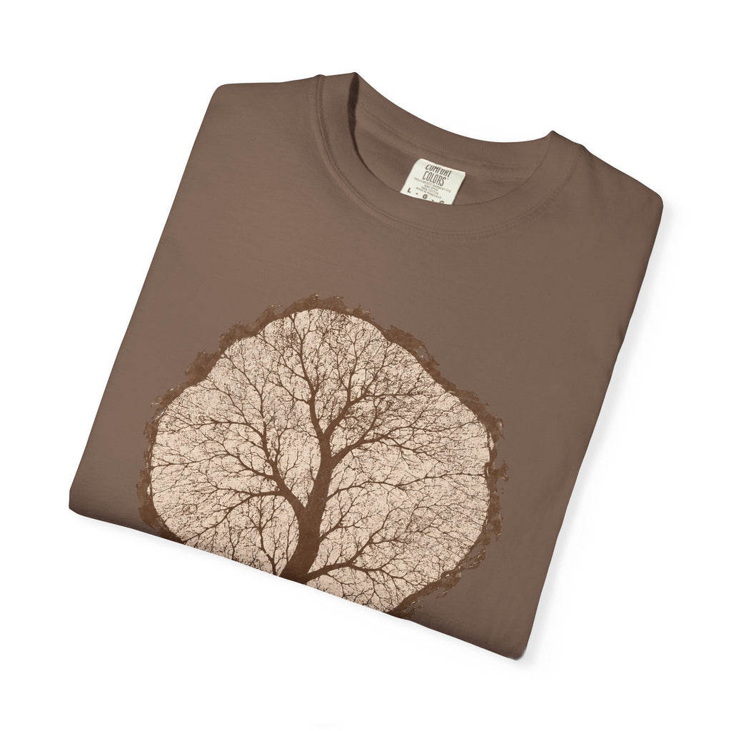 Tree Stump Silhouette Crack T-Shirt