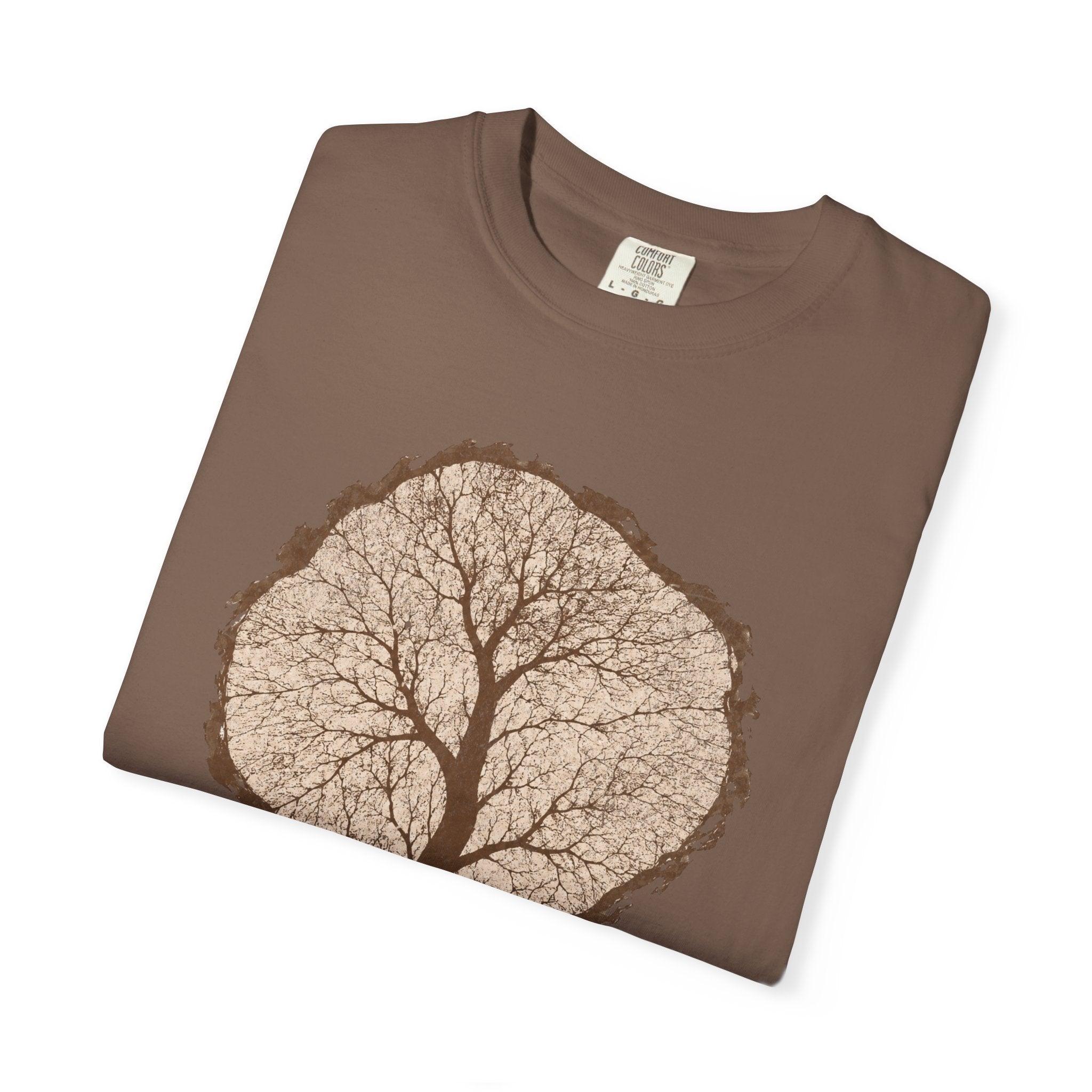 Tree Stump Silhouette Crack T-Shirt