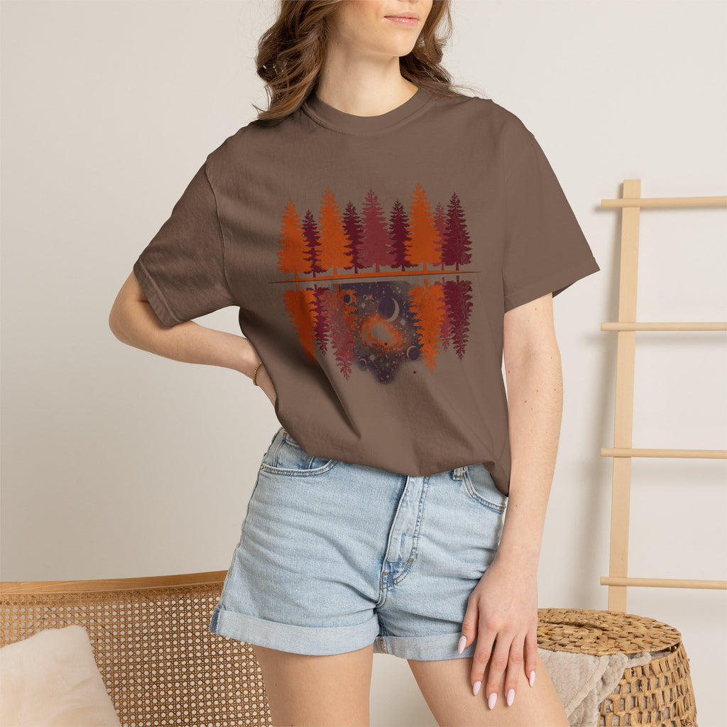 Tree Galaxy Reflection T-Shirts