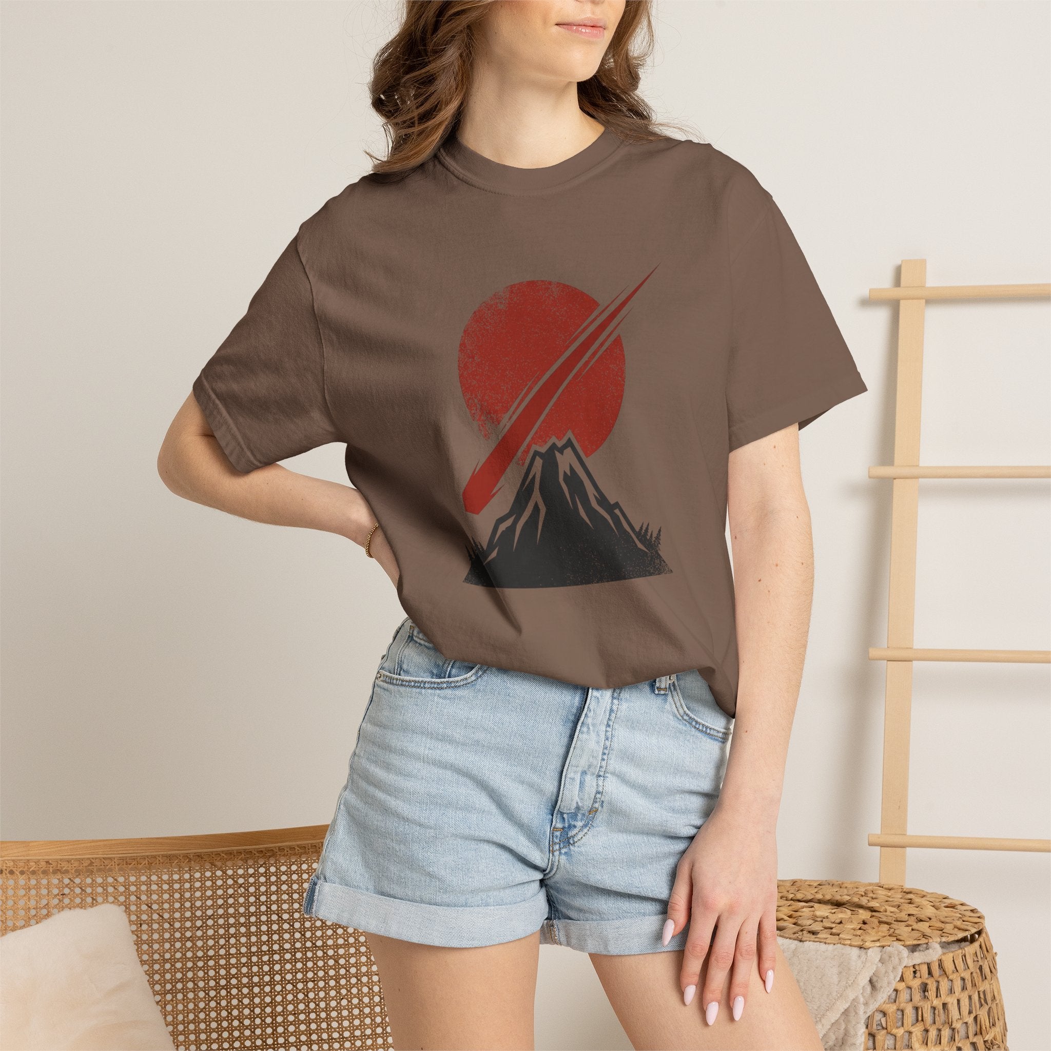 Blood Moon Meteor Mountain T-Shirts