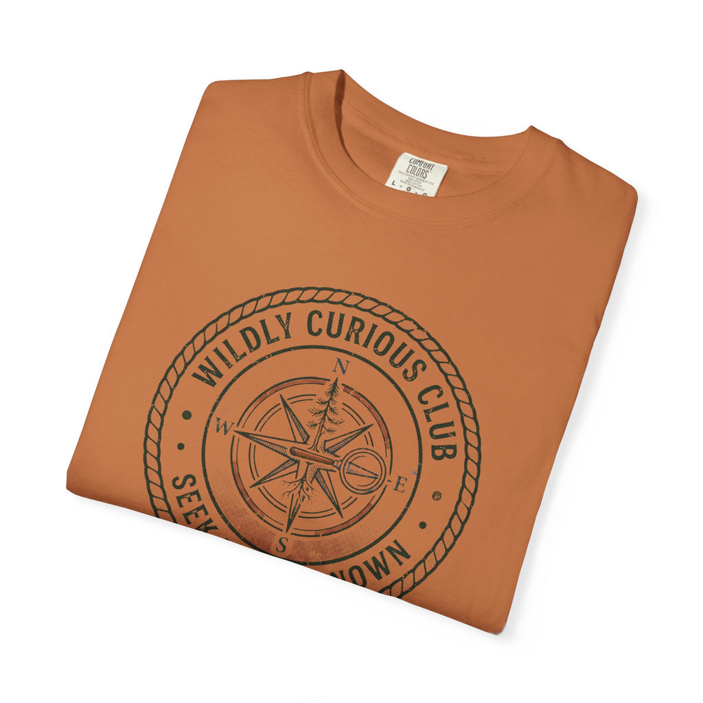 Wildly Curious Compass Badge T-Shirt