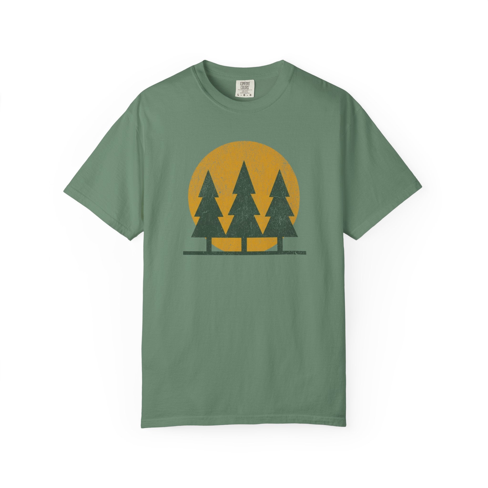 Flat Tree Sunrise T-Shirts