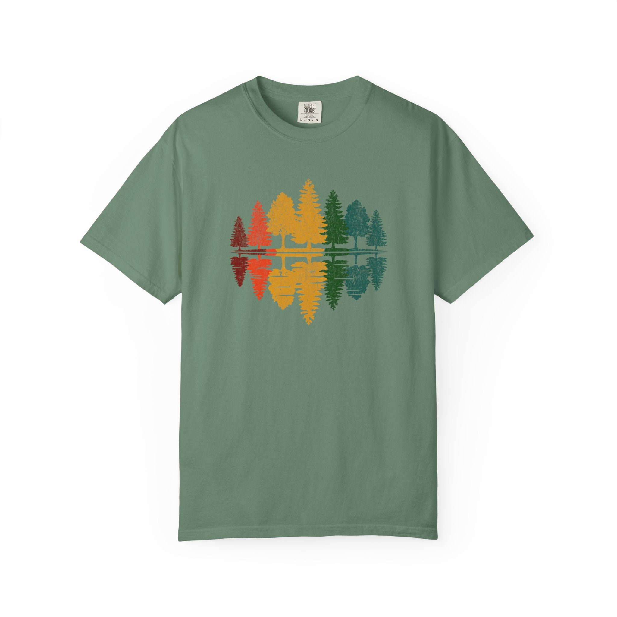 Rainbow Tree Reflection T-Shirts