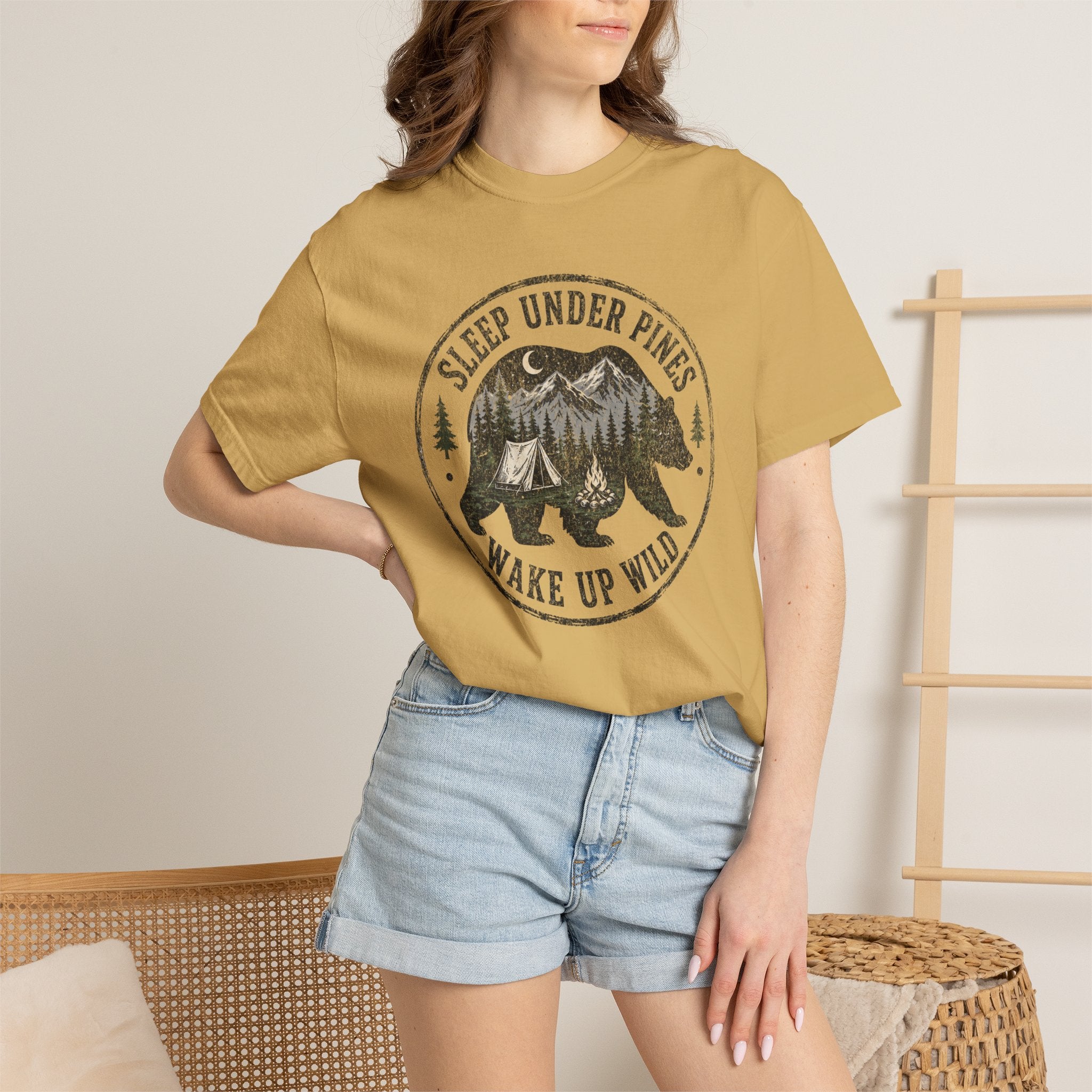 Sleep Under Pines Wake Up Wild T-Shirt